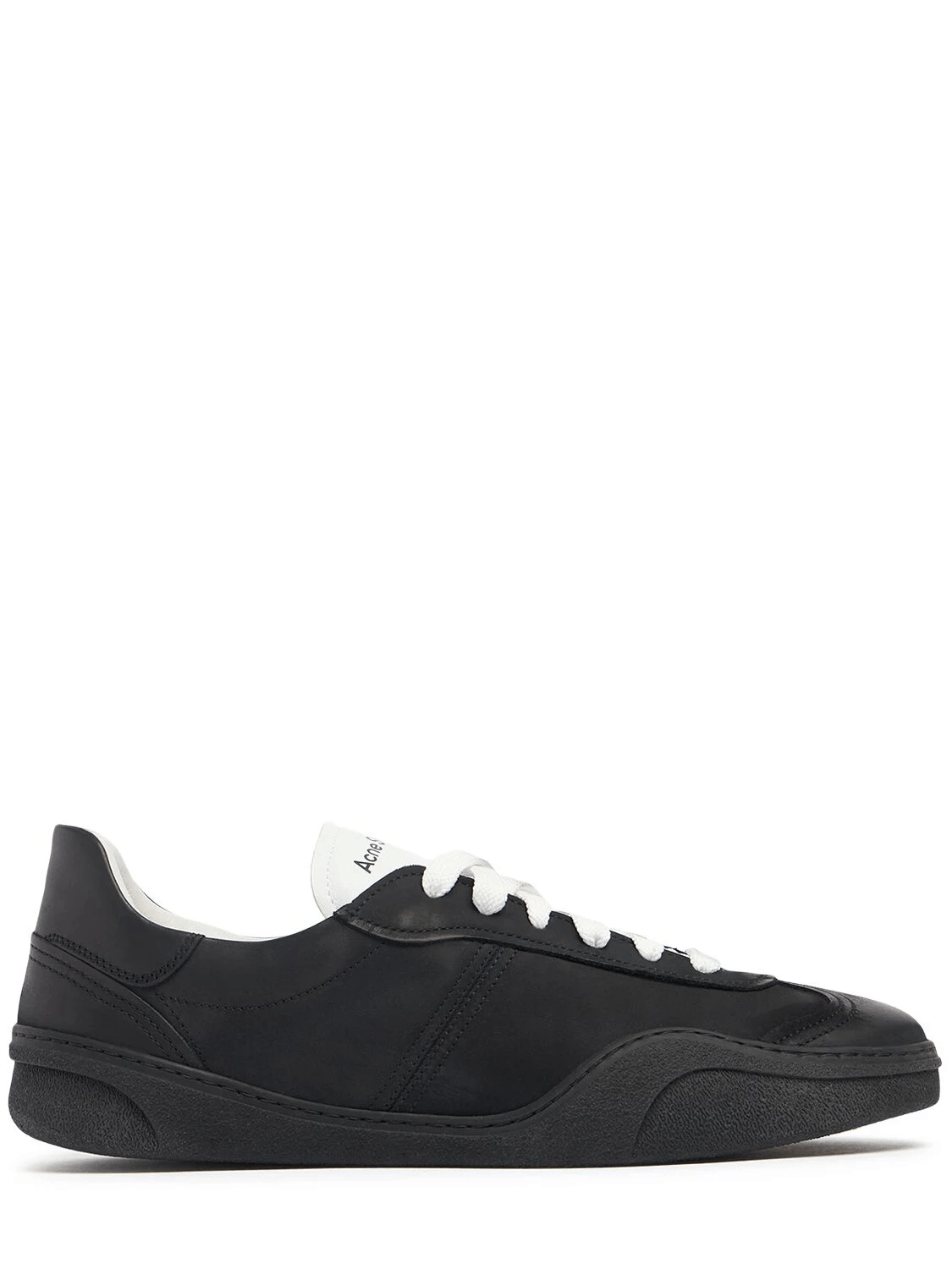 Acne Studios ACNE STUDIOS Bars Black Men's Leather Sneakers New Size US 6 / EU 39 - 1 Thumbnail