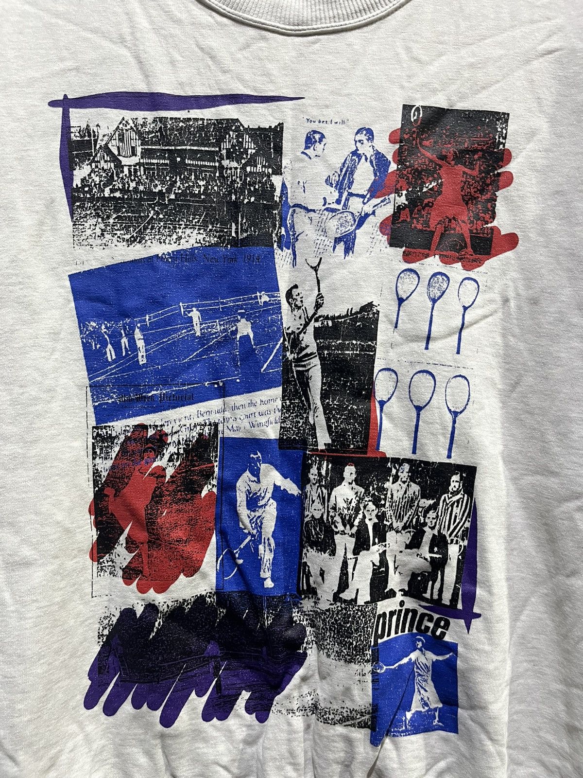 Prince Prince Badminton Photo Sweatshirt Size US M / EU 48-50 / 2 - 2 Thumbnail