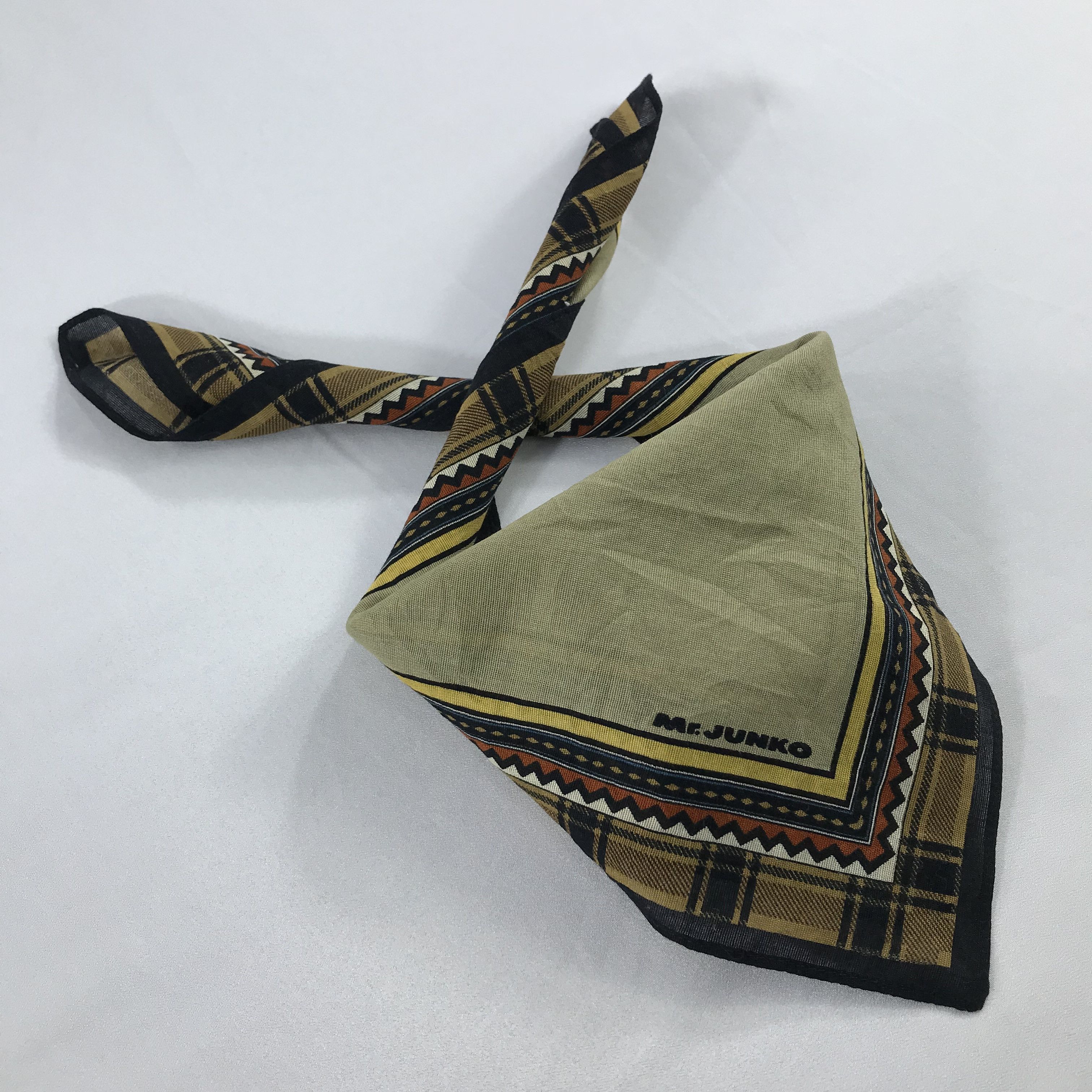 Mr. Junko × Vintage Mr. Junko Bandana / Handkerchief / Neckerchief - S2529 Size ONE SIZE - 4 Thumbnail