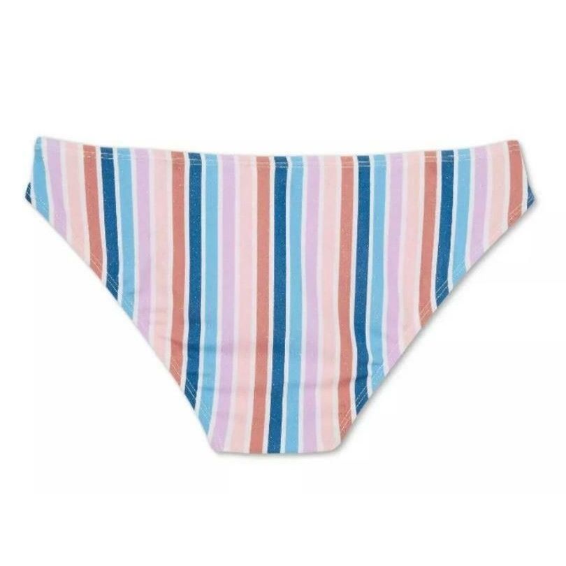 Other Xhilaration Womens Stripe Hipster Bikini Bottom Swimwear 14W Size ONE SIZE - 4 Thumbnail