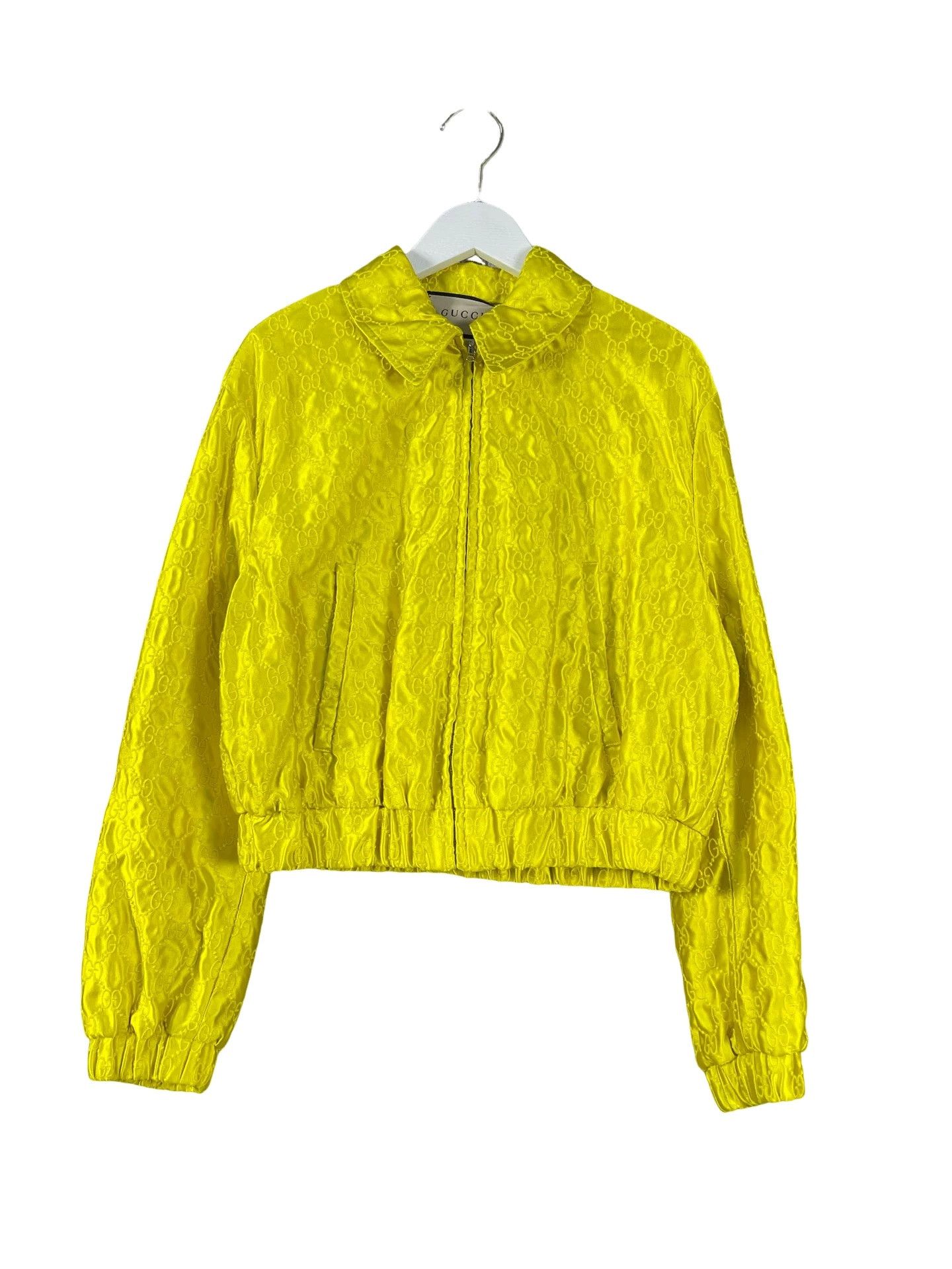 Gucci Gucci GG Logo Silk Jacket Size 36 Size XS / US 0-2 / IT 36-38 - 1 Thumbnail