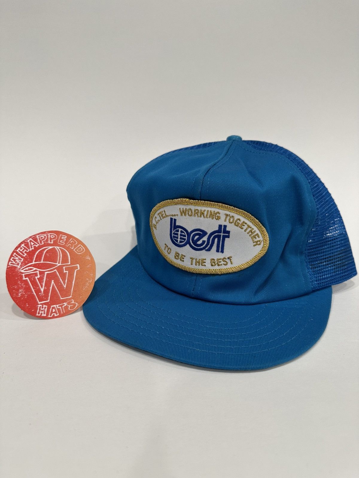 Vintage Vintage B.C. TEL. Trucker Snapback Size ONE SIZE - 1 Thumbnail