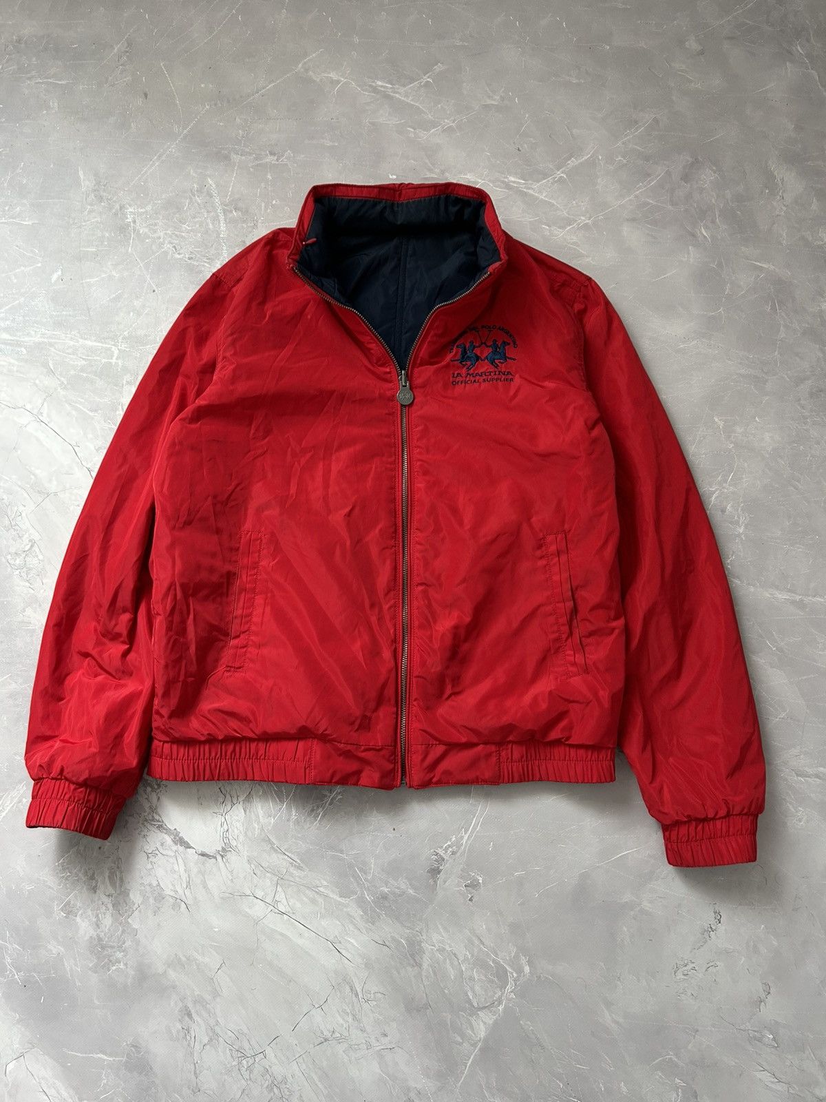 La Martina LA MARTINA Argentina Full Zip Big Logo Reversible Jacket Size US L / EU 52-54 / 3 - 1 Thumbnail