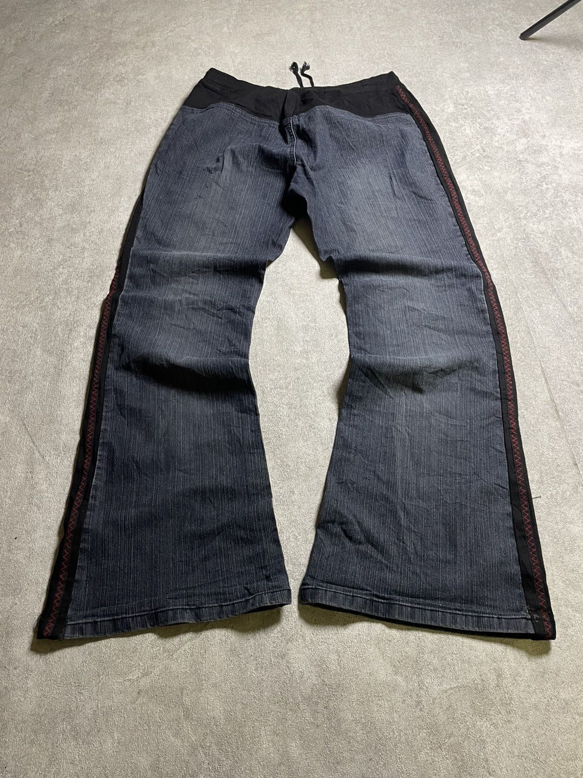 If Six Was Nine × Le Grande Bleu (L.G.B.) × Tornado Mart Flare Ifsixwasnine Vibe Jeans LGB Cut Washed Rockstar Size US 32 / EU 48 - 5 Thumbnail