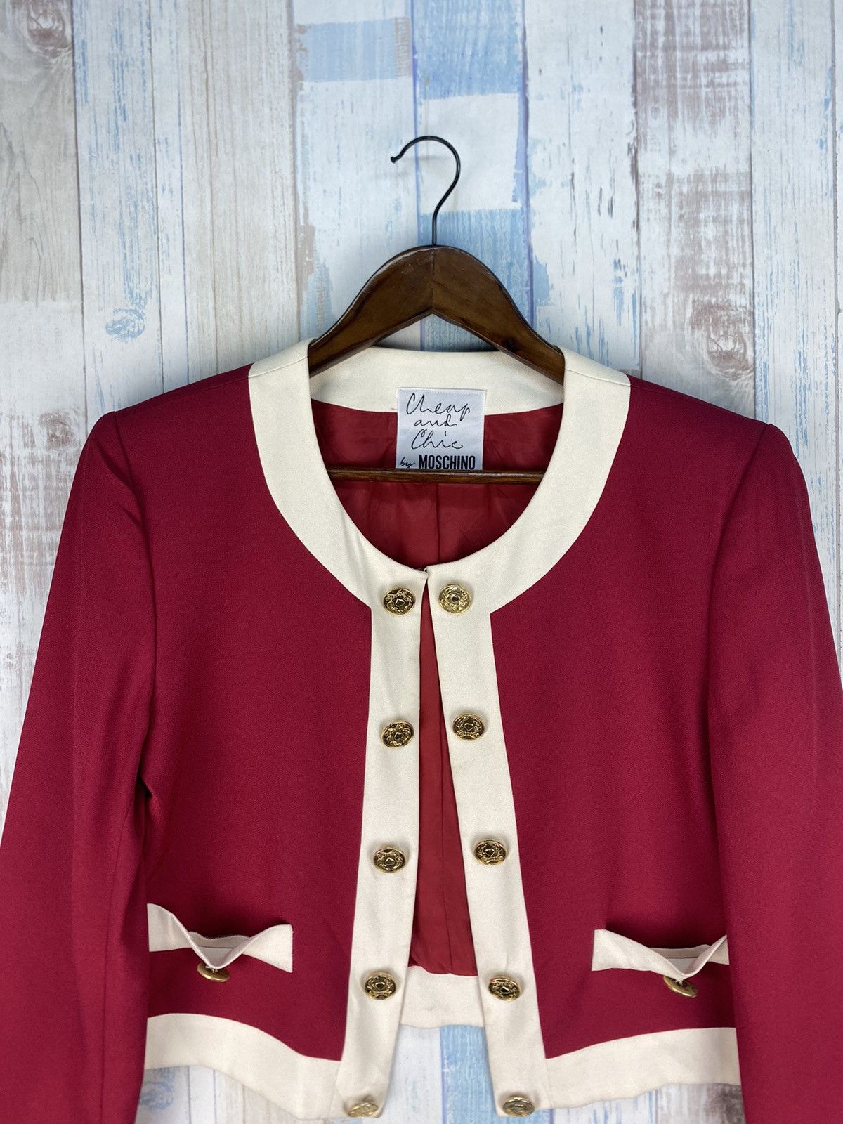 Moschino Vintage Moschino Jacket Size S / US 4 / IT 40 - 3 Thumbnail