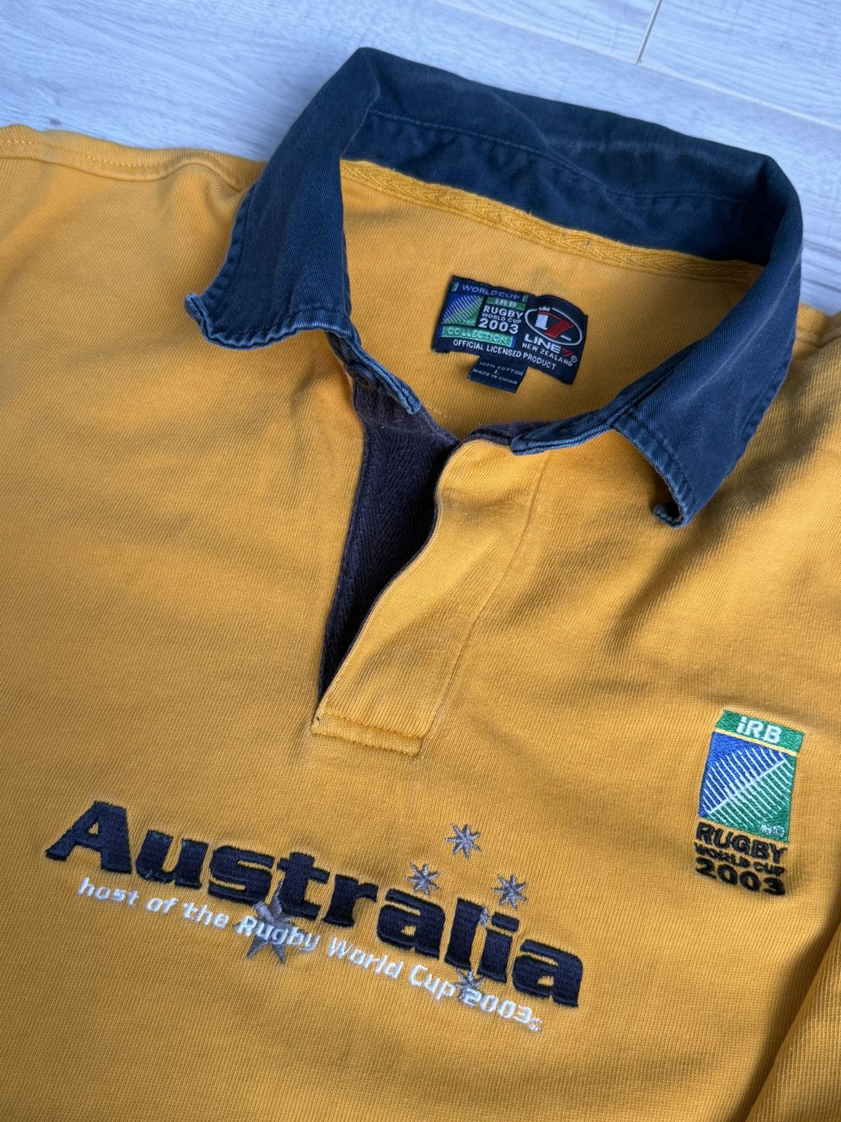 Man Made In Australia Vintage Australia Rugby shirt 2003 Size US L / EU 52-54 / 3 - 4 Thumbnail