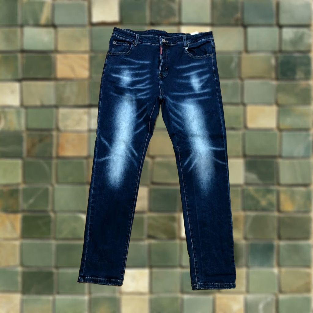 Dsquared2 Dsquared2 Jeans Mens 38 Blue Distressed Patchwork Cotton Size Size US 38 / EU 54 - 1 Thumbnail