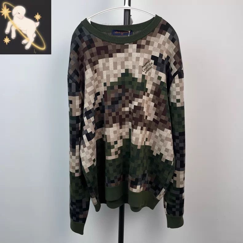 Louis Vuitton Louis Vuitton Fei-Dong camouflage checkerboard-studded mon Size US XXL / EU 58 / 5 - 1 Thumbnail
