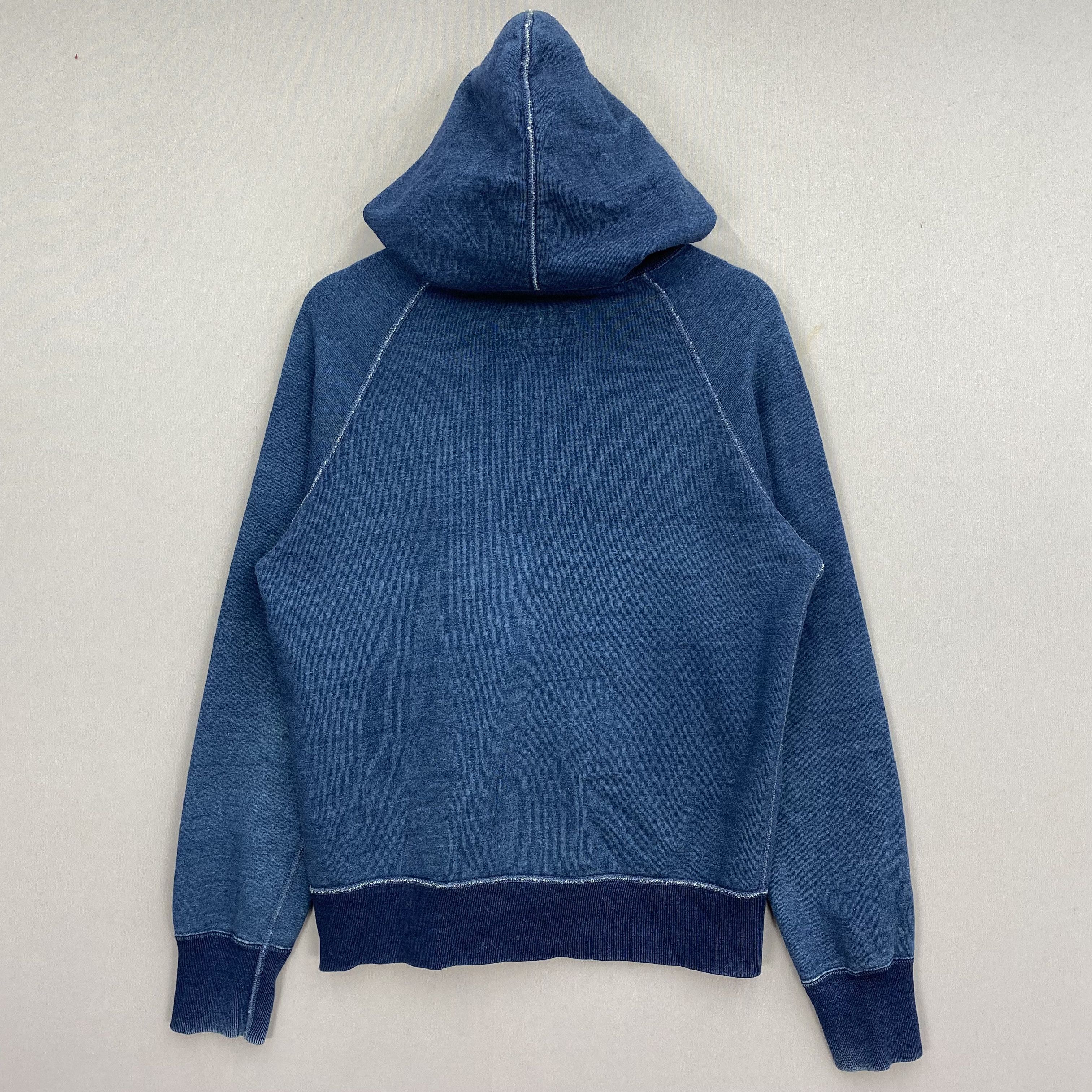 OMNIGOD Vintage Omnigod Sweater Denim Knitted Hoodie Sweatshirt Size US M / EU 48-50 / 2 - 4 Thumbnail