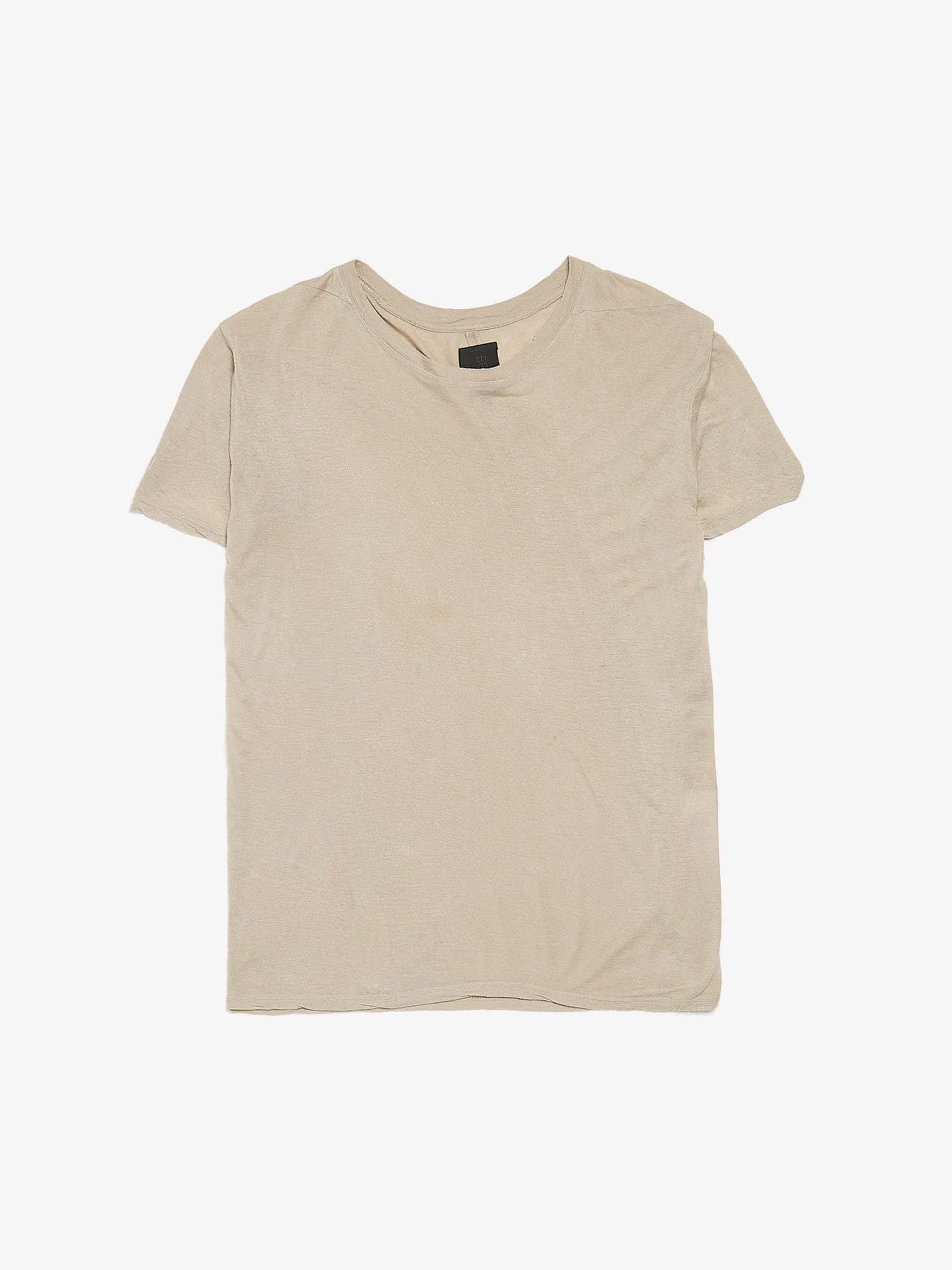 Thom Krom Beige Basic T-Shirt Size US M / EU 48-50 / 2 - 1 Thumbnail