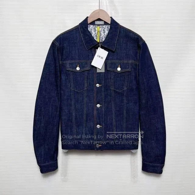 Dior DIOR SS24 Essentials Oblique Print Denim Jacket. Size US M / EU 48-50 / 2 - 1 Thumbnail