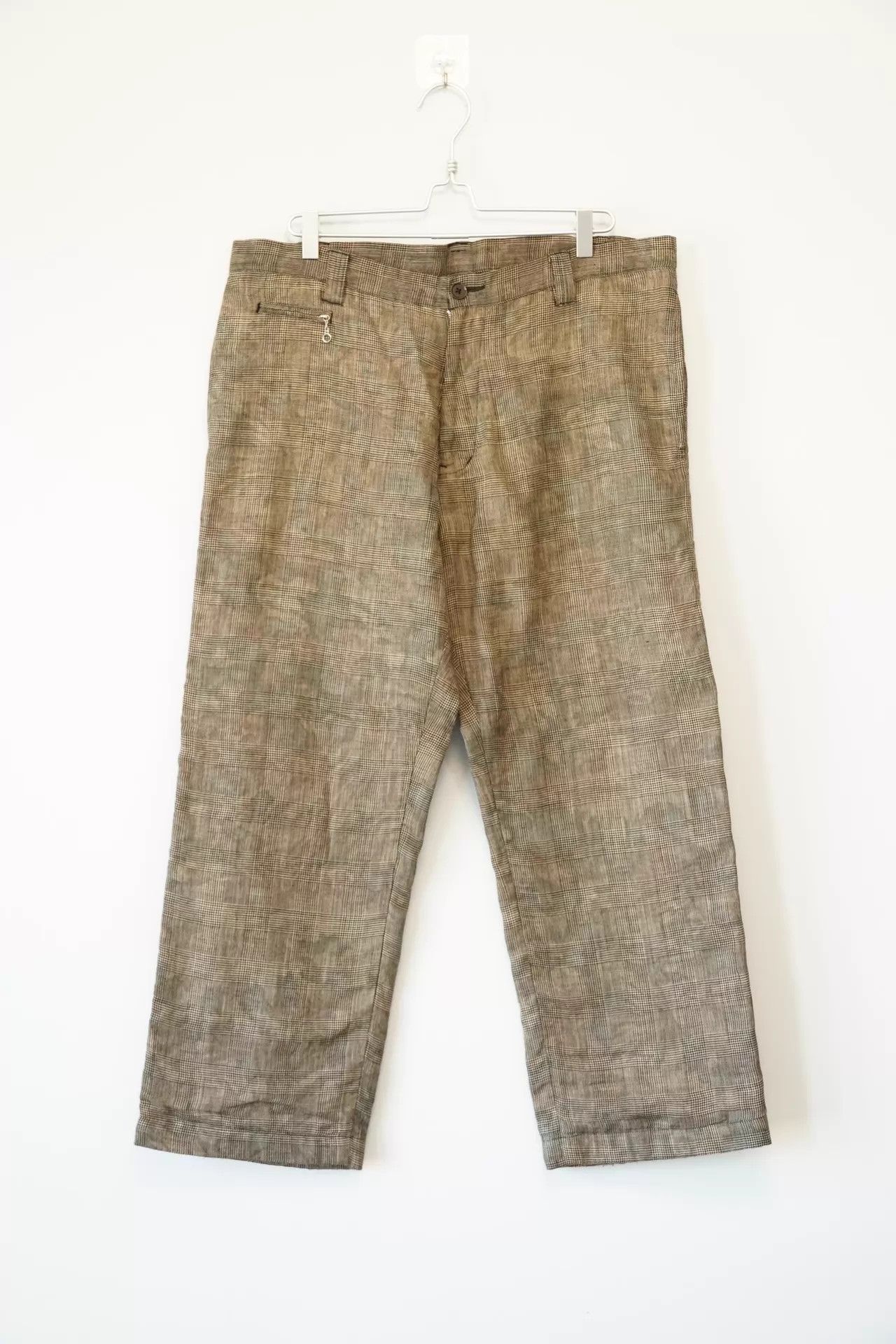 Yohji Yamamoto Yohji Yamamoto 10AW Dyed Check Trousers Size 2 Size US 32 / EU 48 - 1 Thumbnail