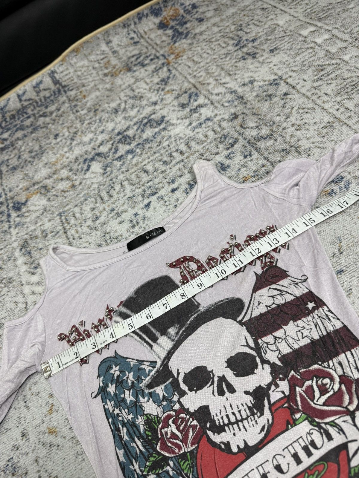 20471120 Rmg y2k style skull art long sleeve Size M / US 6-8 / IT 42-44 - 8 Thumbnail