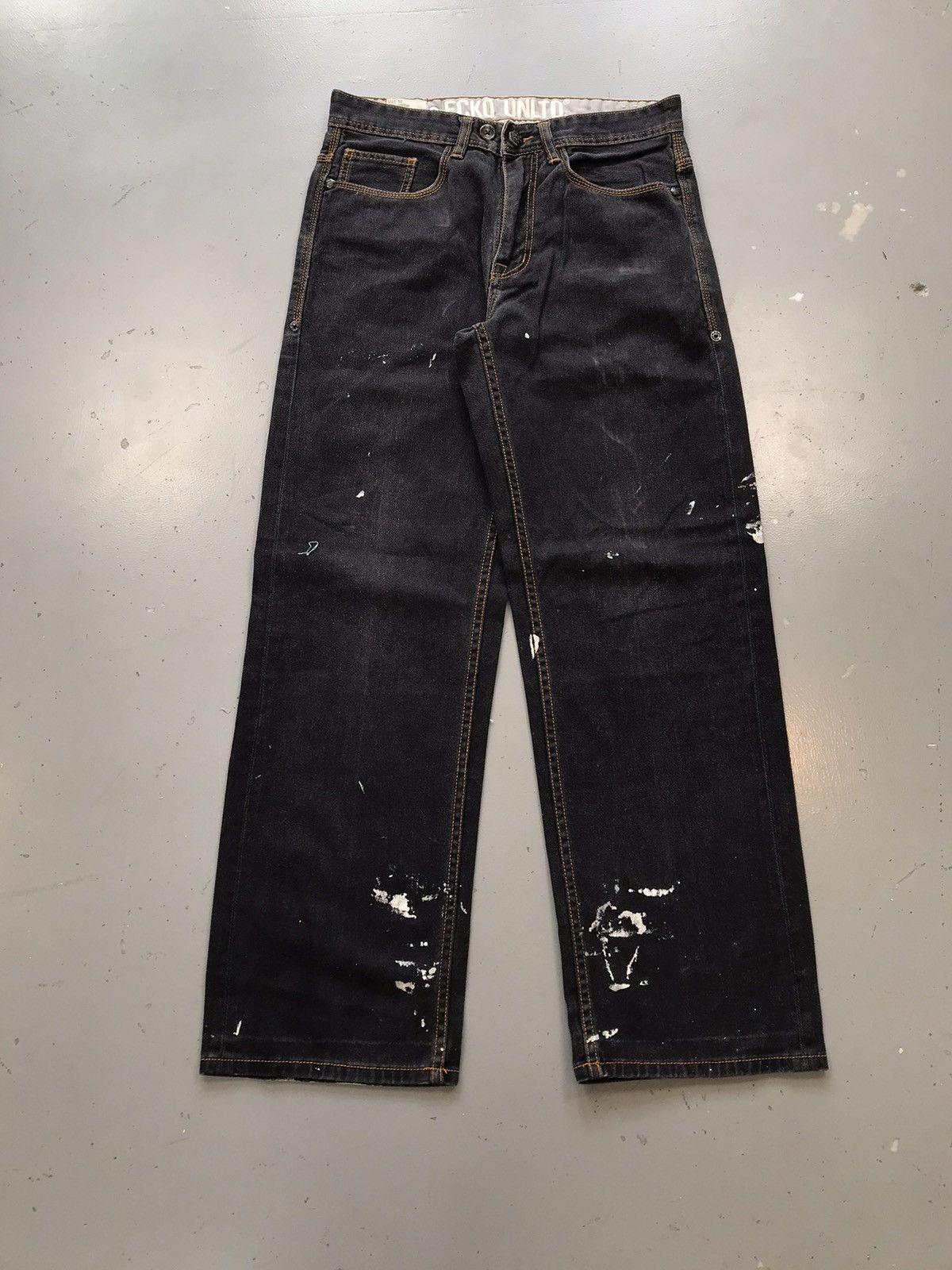 Ecko Unltd. × Vintage Vintage Ecko straight fit charcoal black denim Size US 31 - 10 Thumbnail