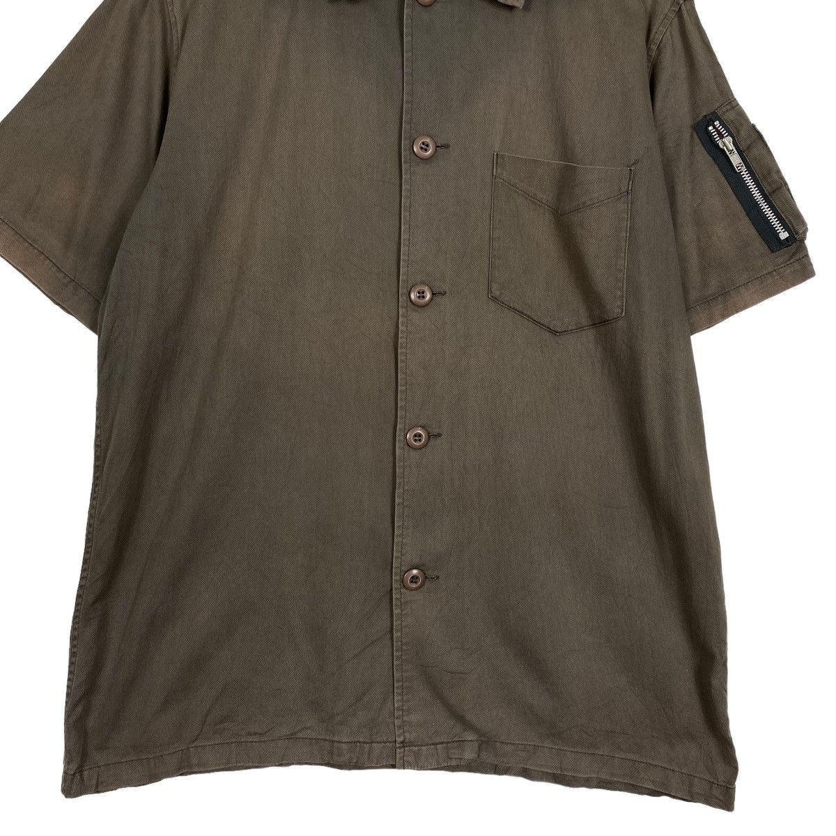 Alpha Industries ALPHA INDUSTRIES Olive Green Cotton Blend Shortsleeve Size US M / EU 48-50 / 2 - 5 Thumbnail