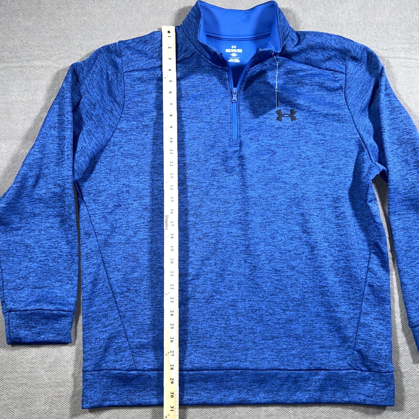 Under Armour Under Armour Sweatshirt Long Sleeve Pullover XXL Blue Fleece Twist Logo Size US XXL / EU 58 / 5 - 6 Thumbnail