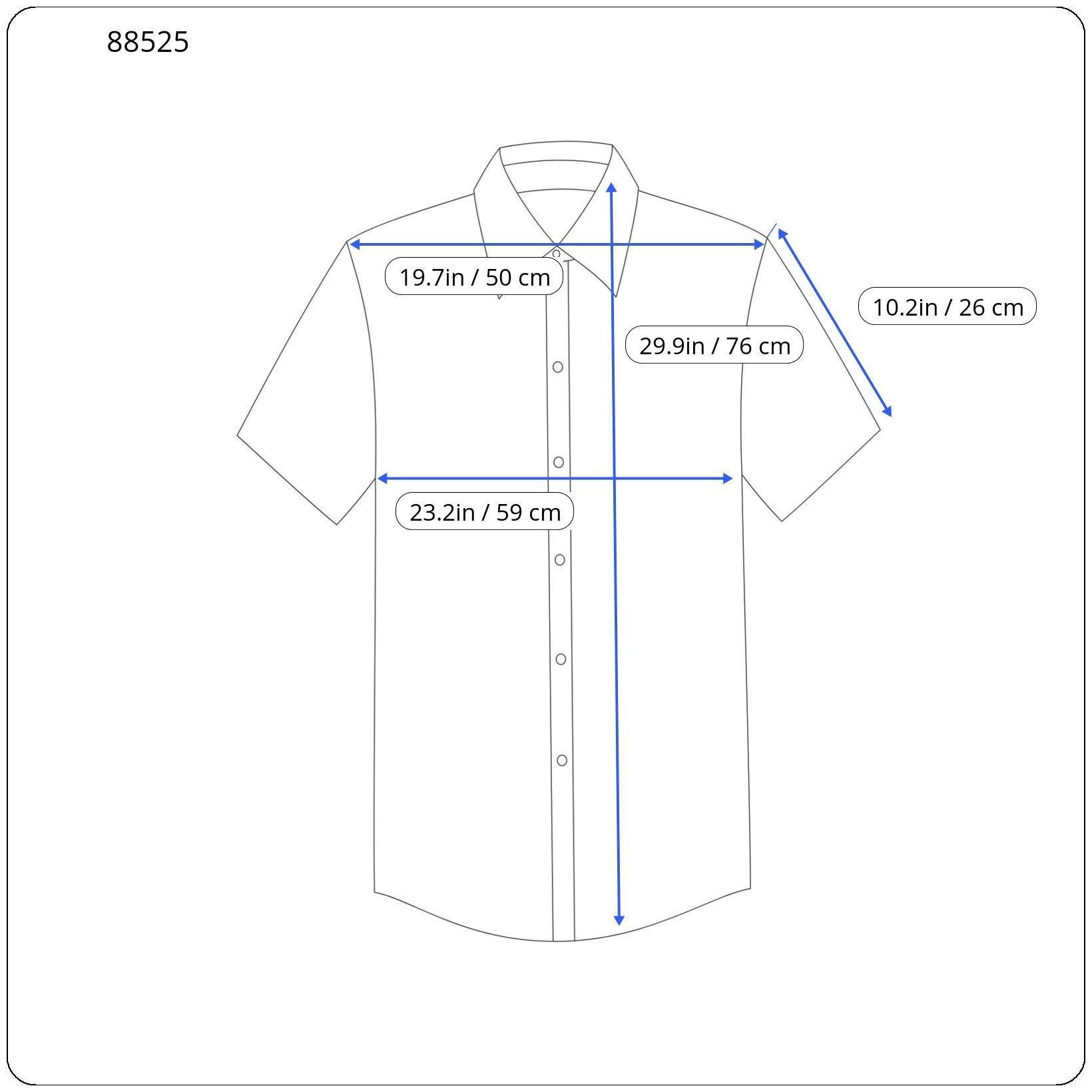 Scotch & Soda XL Blue Patterned Button-Up Shirt 88525 Size US XL / EU 56 / 4 - 3 Thumbnail