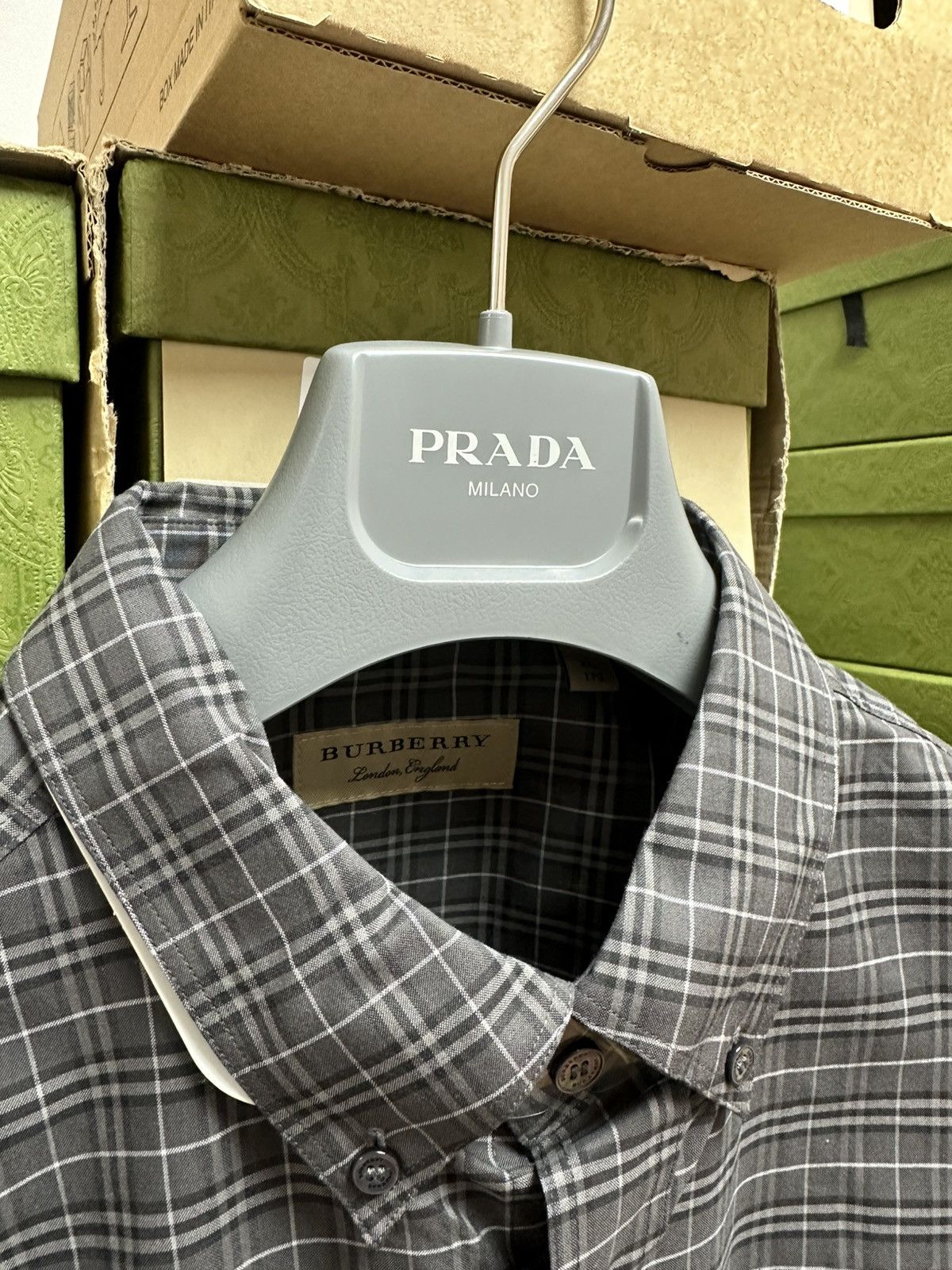 Burberry BURBERRY CHECKERED SHIRT - **RETAIL 690$** Size US XXL / EU 58 / 5 - 3 Thumbnail