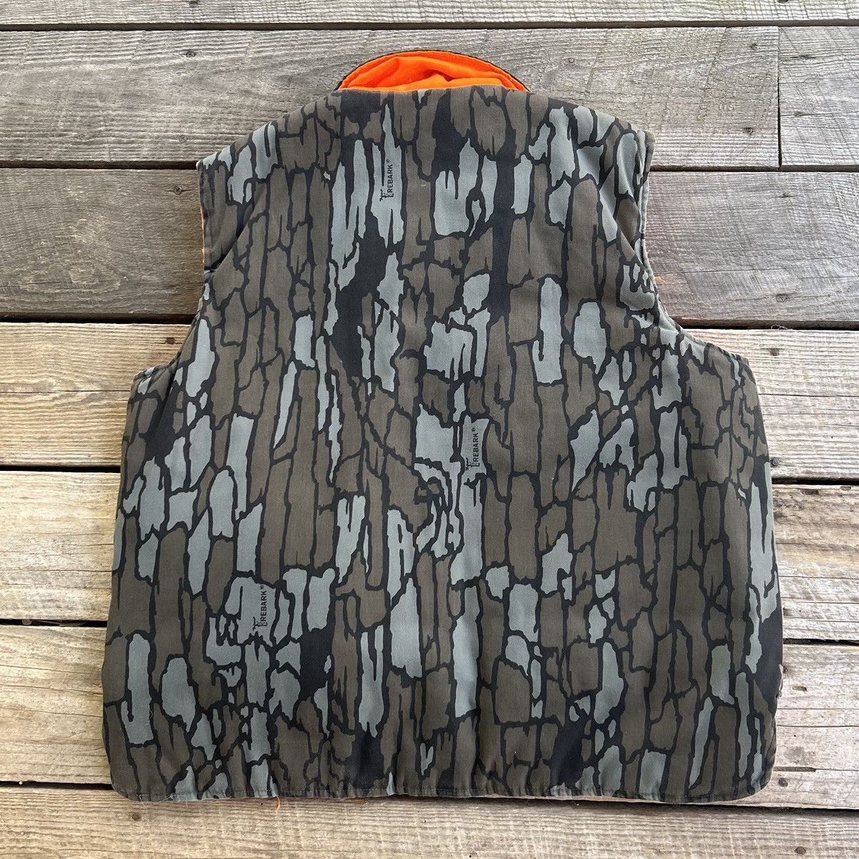 Vintage Vintage 90s Trebark Tree Camo Hunting Puffer Vest Size US L / EU 52-54 / 3 - 2 Thumbnail