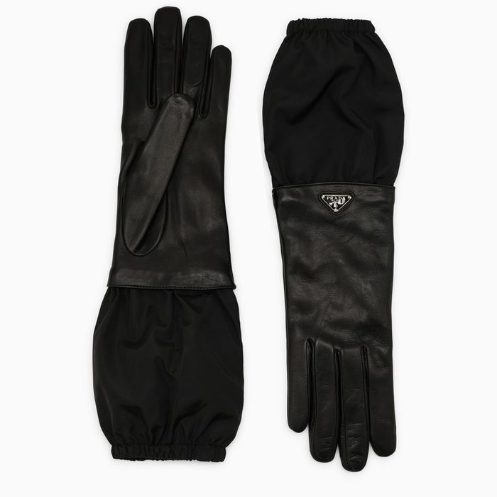 Prada Prada Black Leather Gloves | Grailed