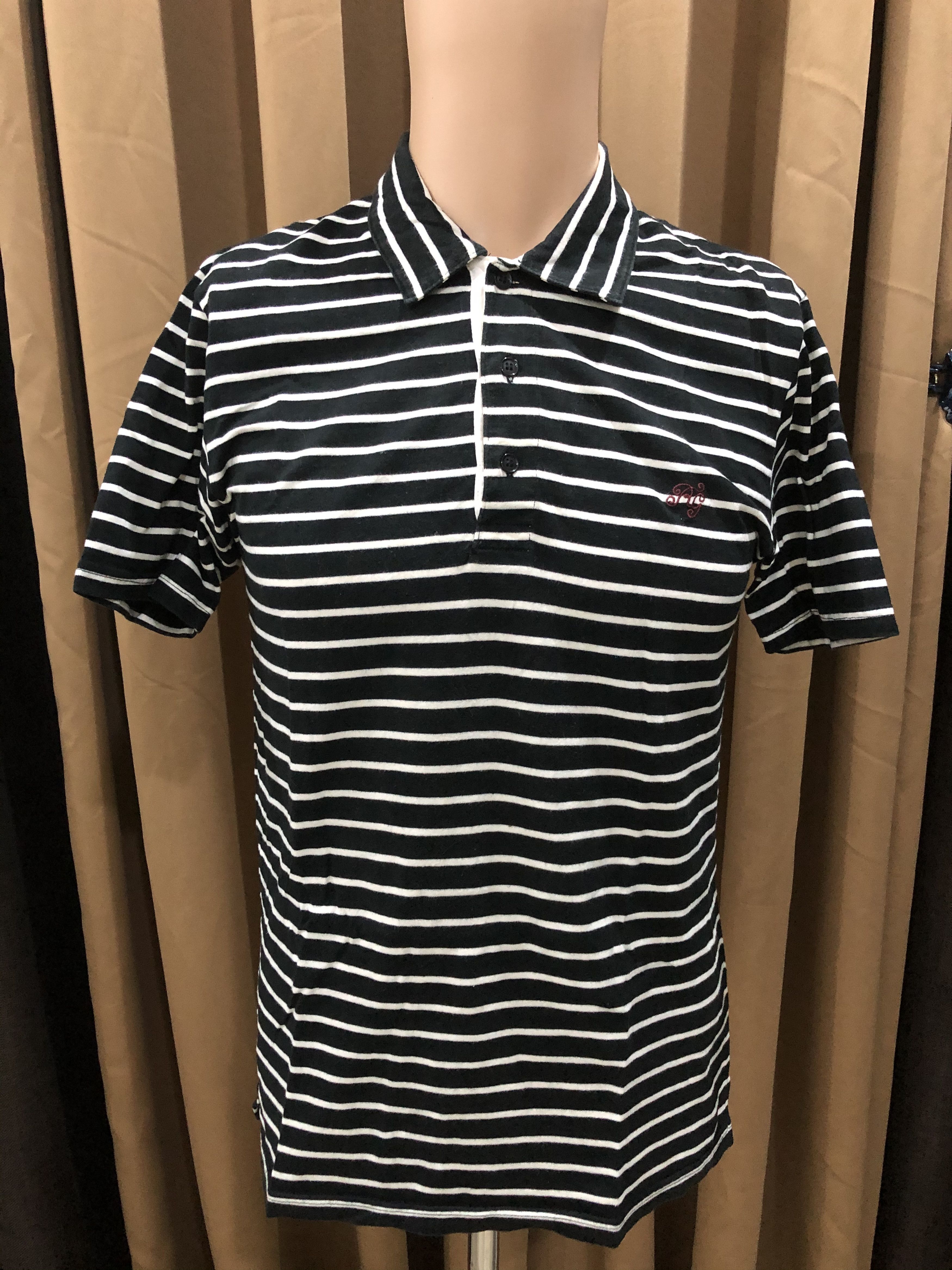 Japanese Brand × RUDE GALLERY Rude Gallery stripe collar t shirt Size US M / EU 48-50 / 2 - 1 Thumbnail
