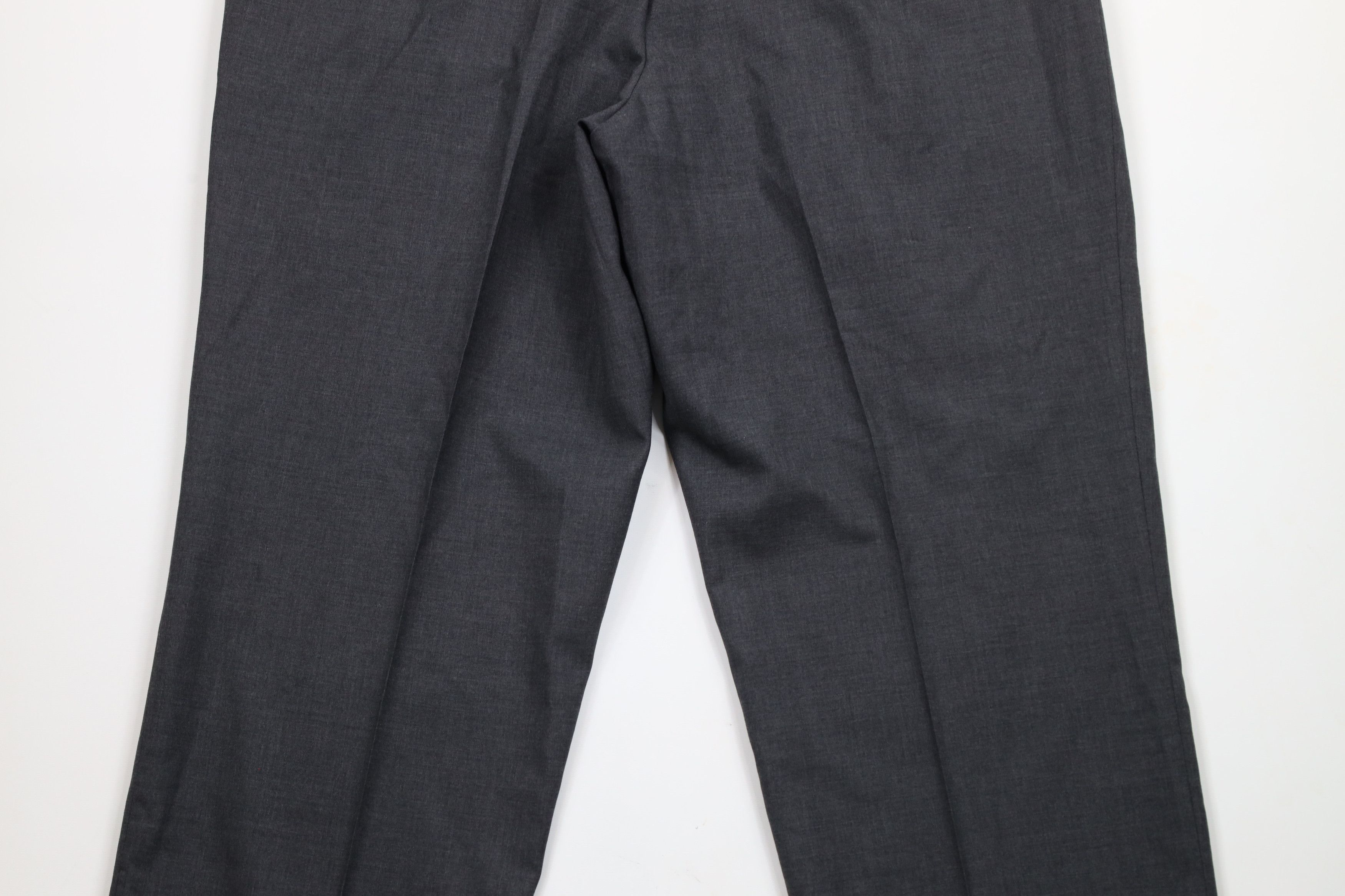 Lands' End × Vintage Vintage 90s Lands End Cuffed Wide Leg Chino Pants Gray Size US 38 / EU 54 - 10 Thumbnail
