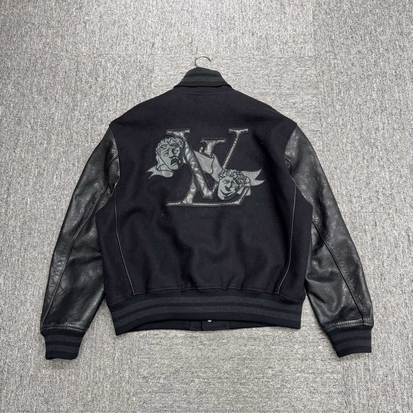 Louis Vuitton LV Embossed Monogram Paneled Baseball Jacket Size US M / EU 48-50 / 2 - 5 Thumbnail