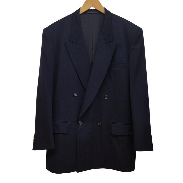 Comme des Garcons Jacket Double Button Tailored Wool Black Size US L / EU 52-54 / 3 - 1 Thumbnail