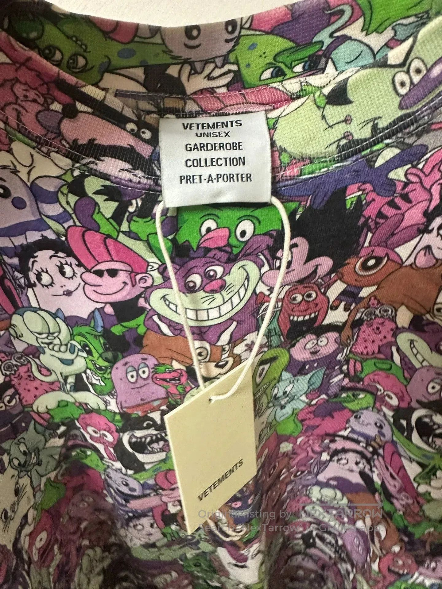 Vetements vetements cartoon printed short sleeve tee. Size US M / EU 48-50 / 2 - 3 Thumbnail