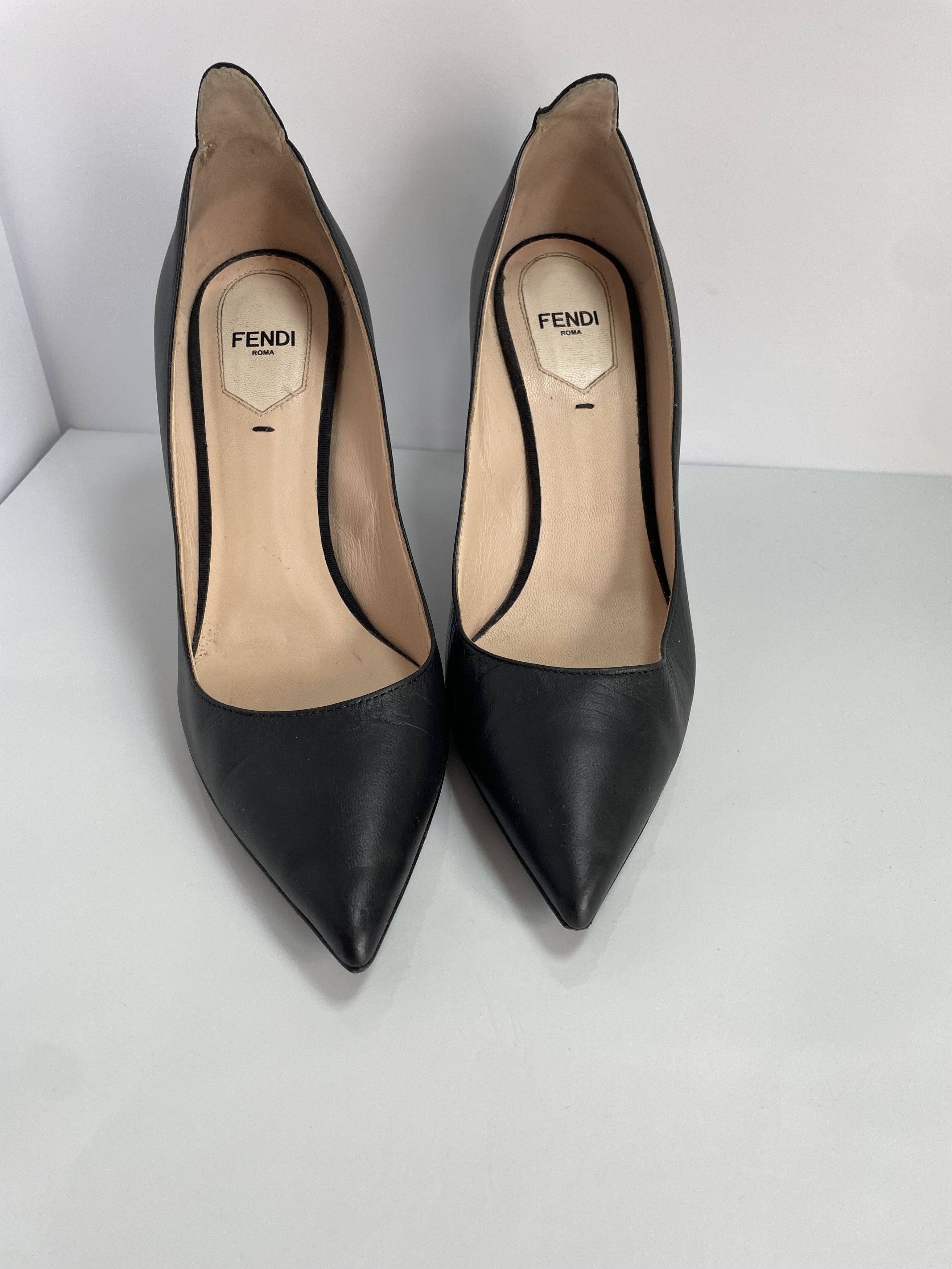 Fendi Fendi leather pumps Size US 7.5 / IT 37.5 - 3 Thumbnail