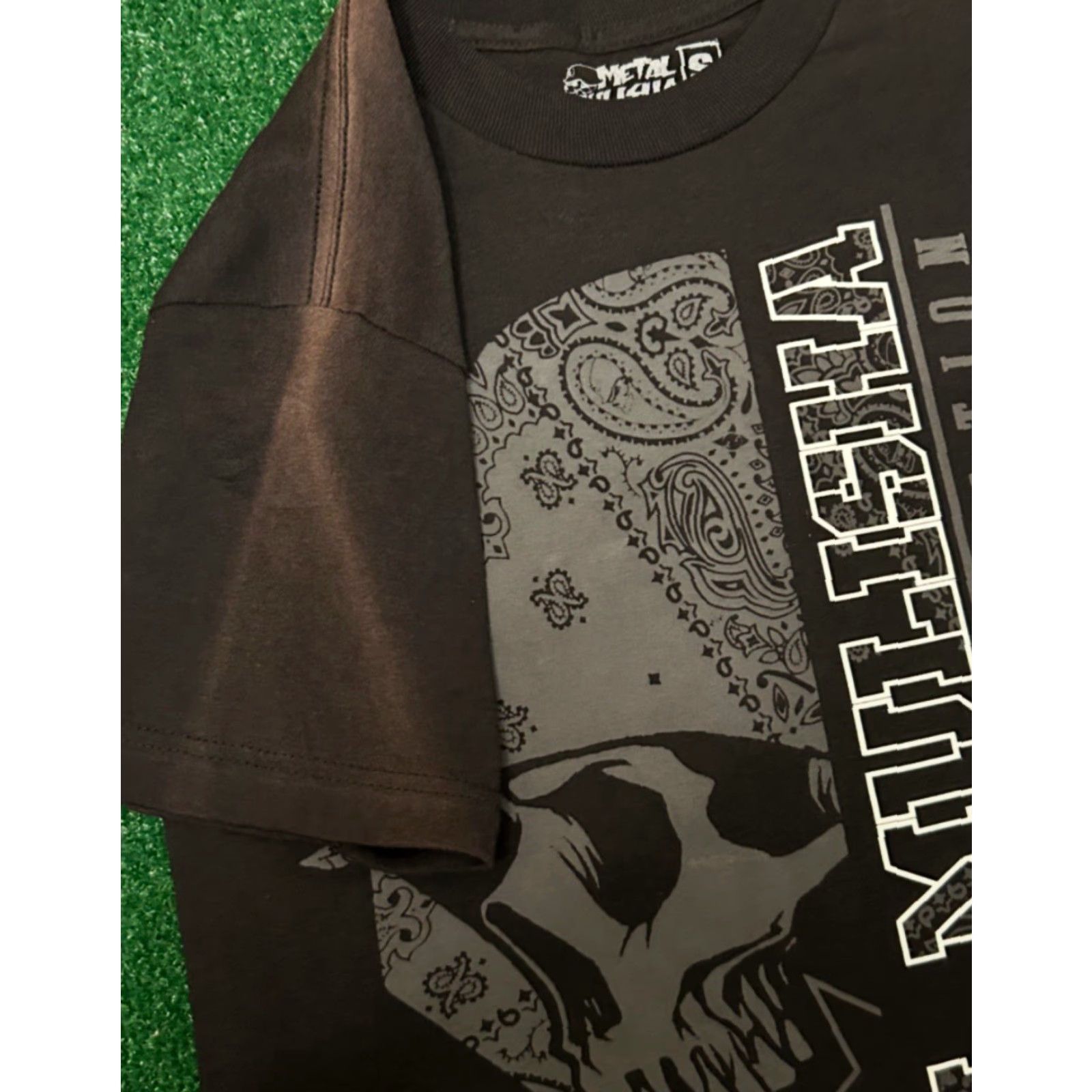 Metal Mulisha VINTAGE Metal Mulisha Skull Helmet Moto VTG Shirt Mens Small W Tags Size US S / EU 44-46 / 1 - 3 Thumbnail