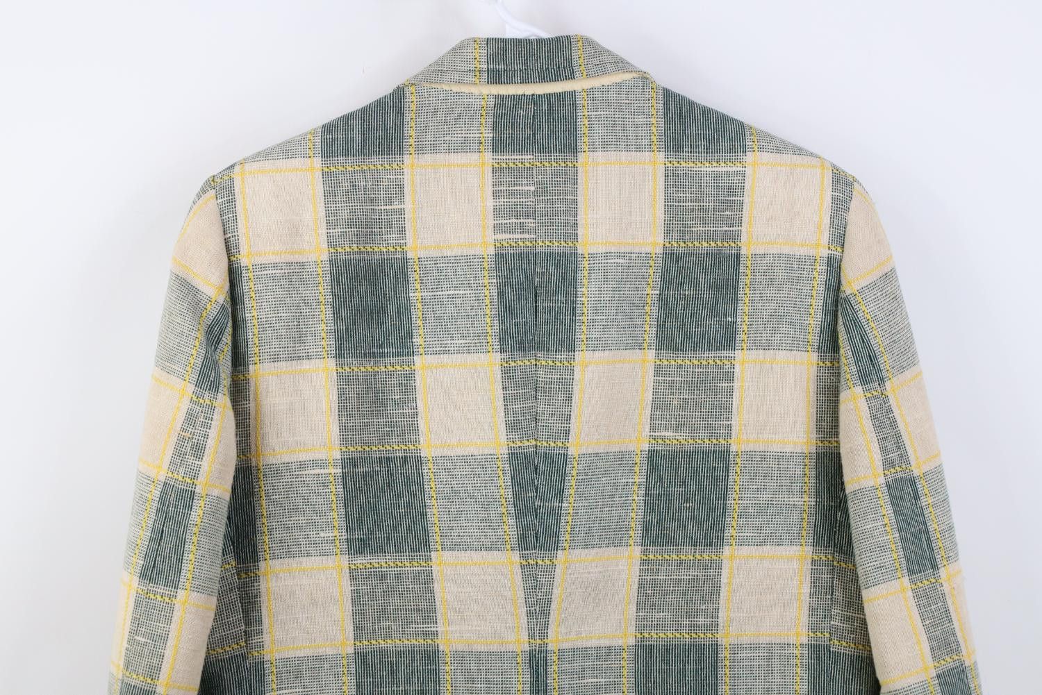 Vintage Vintage 70s Rockabilly Wool Suit Blazer Jacket Plaid USA Size US L / EU 52-54 / 3 - 22 Thumbnail