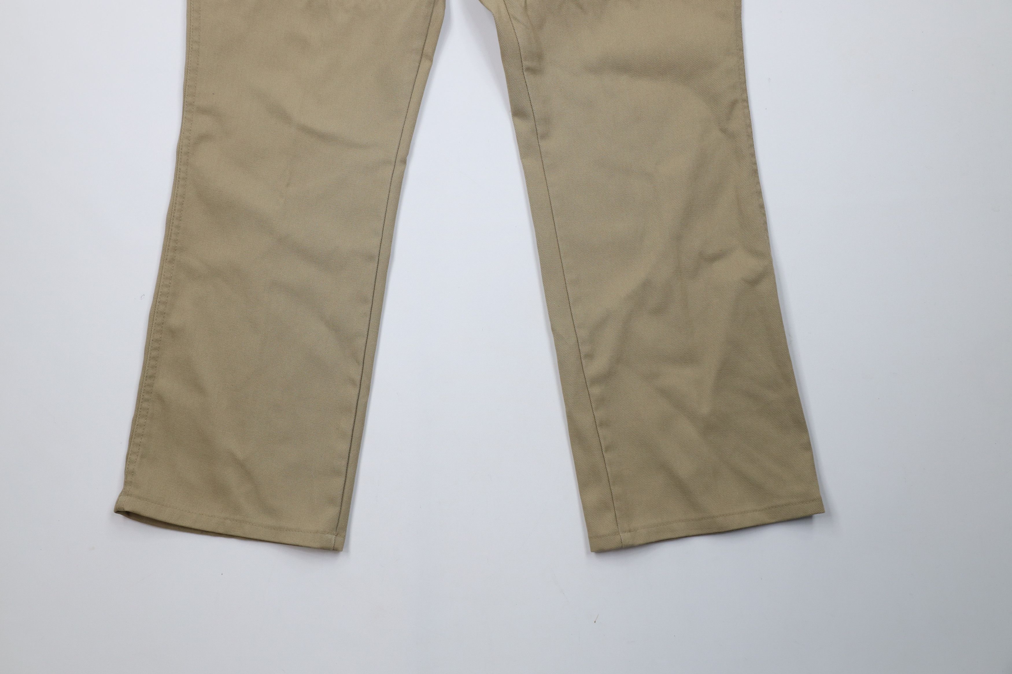 Dickies × Vintage Vintage 70s Dickies Workwear Wide Leg Pants Beige USA Size US 38 / EU 54 - 4 Thumbnail