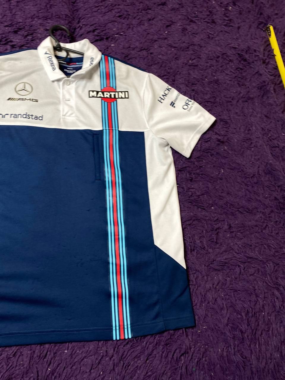 Hackett Hackett Mercedes Amg Martini Racing Polo Shirt Size L Size US L / EU 52-54 / 3 - 8 Thumbnail