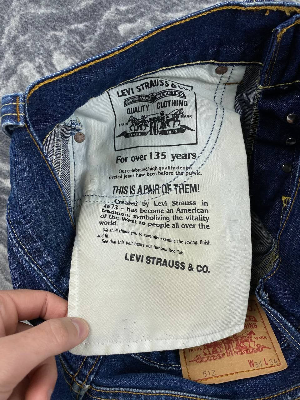 Levi's Levis 512 Bootcut Denim Jeans Size US 31 - 8 Thumbnail