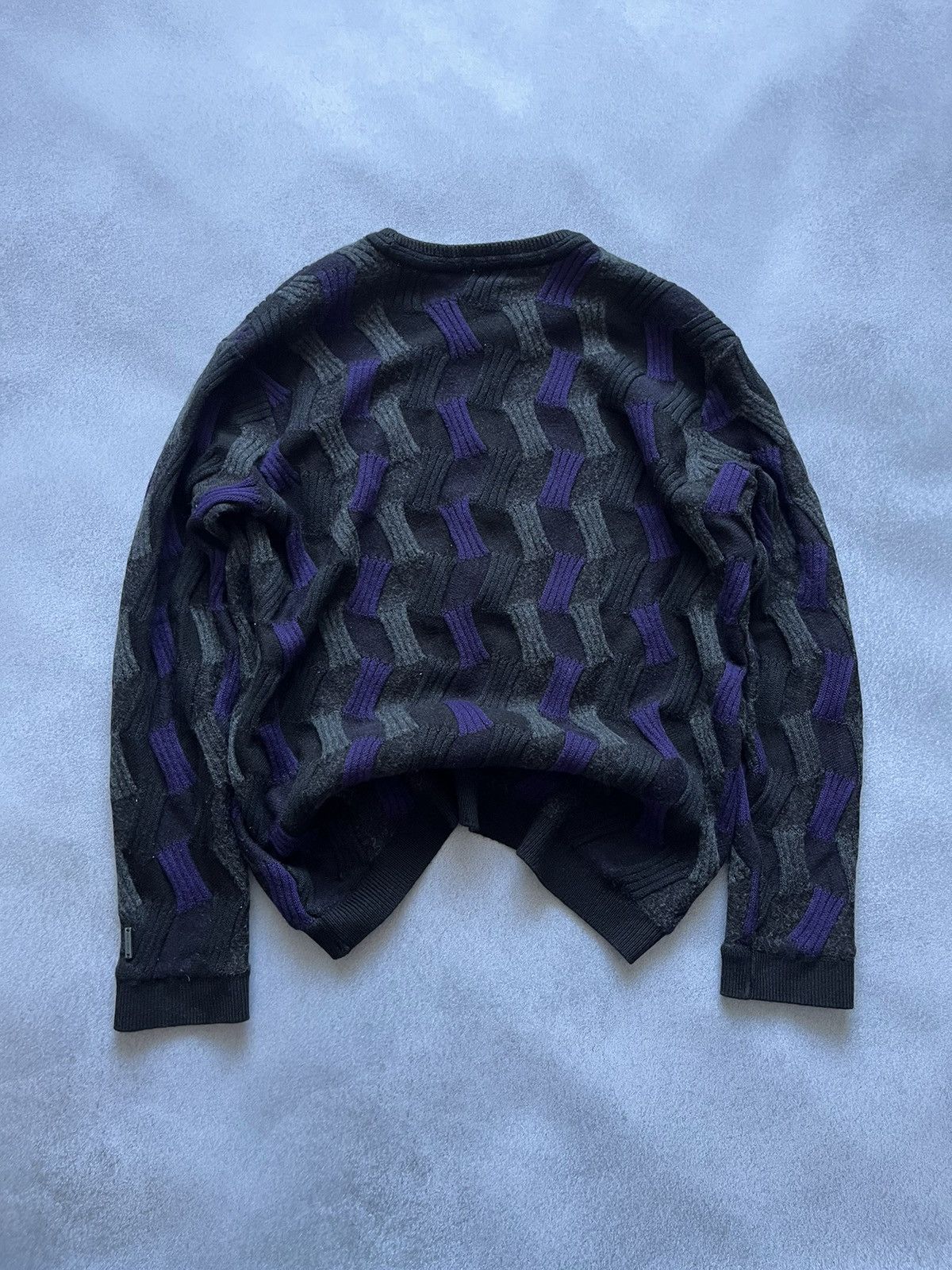 Other Vintage Carlo Colucci Luxury Sweater Coogi Style Size US L / EU 52-54 / 3 - 10 Thumbnail