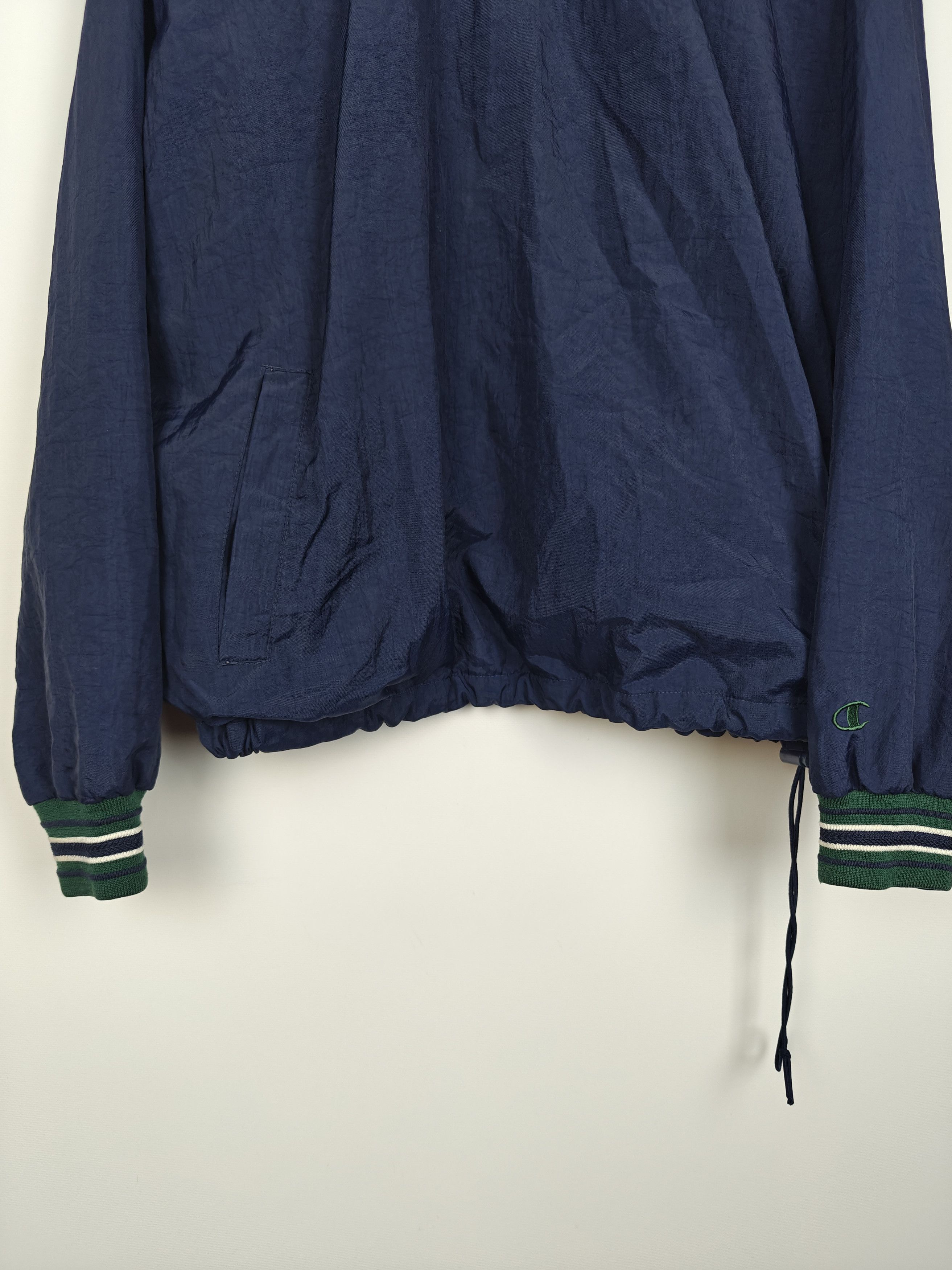 Champion Champion Jacket VTG 1/4 Zip Nylon Blue size XL Size US XL / EU 56 / 4 - 3 Thumbnail