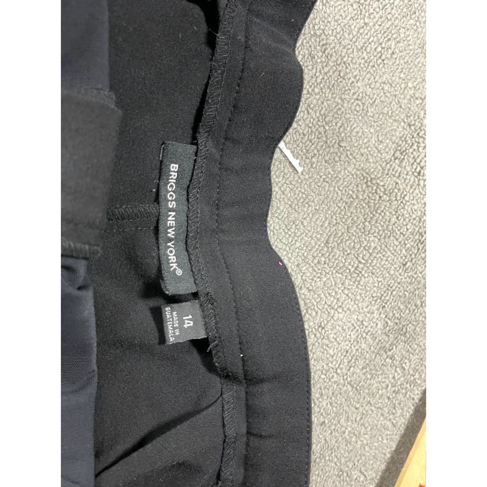 Vintage Briggs New York Pants Womens Size 14 Black Dress Pants Size 36" / US 14 / IT 50 - 4 Thumbnail