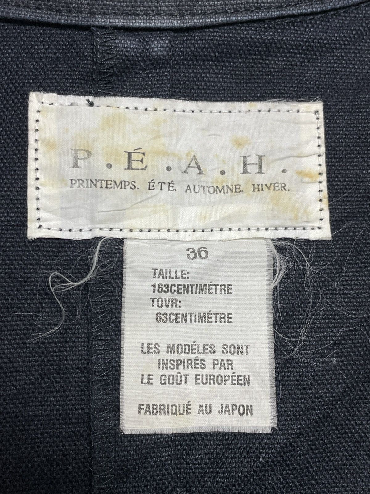 Yasuyuki Ishii 2000’s Peah By Ball - Cotton Waxed Worker Jacket Size US S / EU 44-46 / 1 - 6 Thumbnail