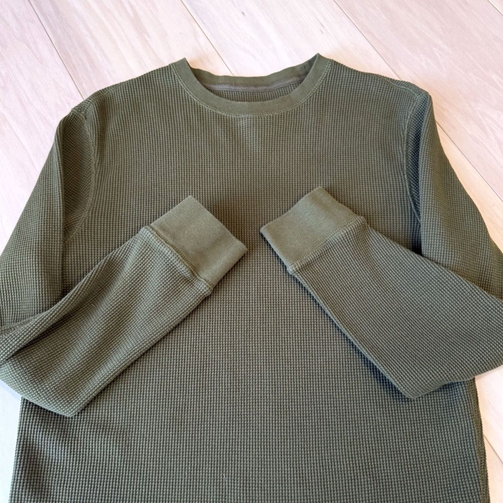 Flint And Tinder Flint and Tinder Thermal Shirt Small Green Cotton Long Sleeve Casual Workwear Mens Shirt Size US S / EU 44-46 / 1 - 5 Thumbnail