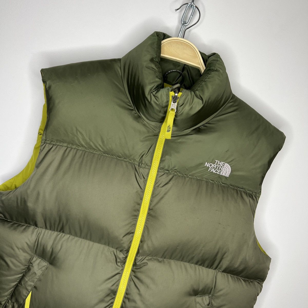The North Face The North Face Puffer Vest Nuptse 700 Gilet Khaki Green Size US M / EU 48-50 / 2 - 4 Thumbnail