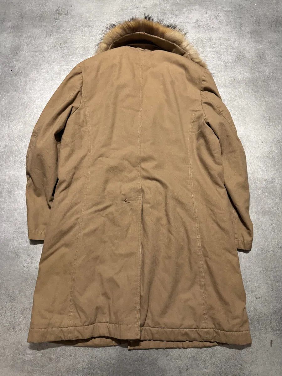 Roberto Cavalli 2000s Roberto Cavalli Fur Collar Beige Long Jacket Size US M / EU 48-50 / 2 - 8 Thumbnail