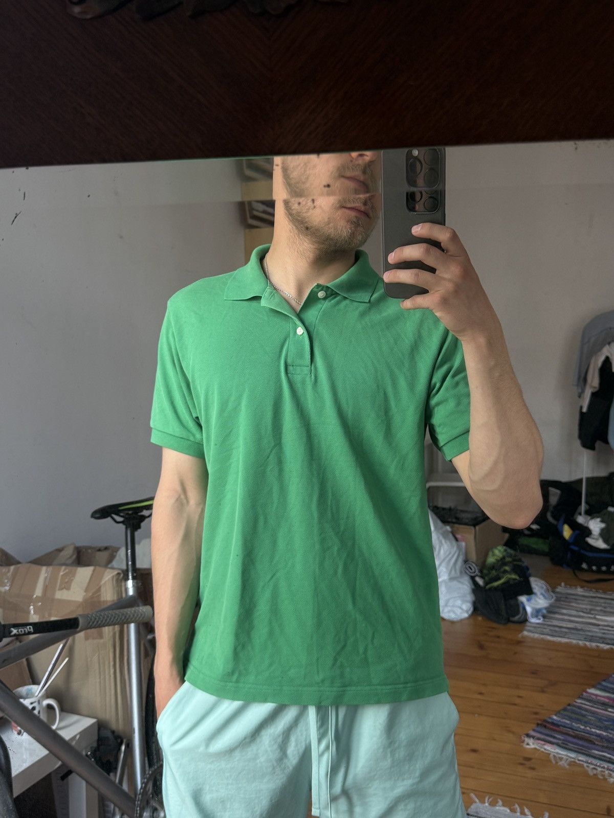 Christophe Lemaire × Japanese Brand × Uniqlo Uniqlo polo tee made in Japan Christophe Lemair Size US M / EU 48-50 / 2 - 1 Thumbnail