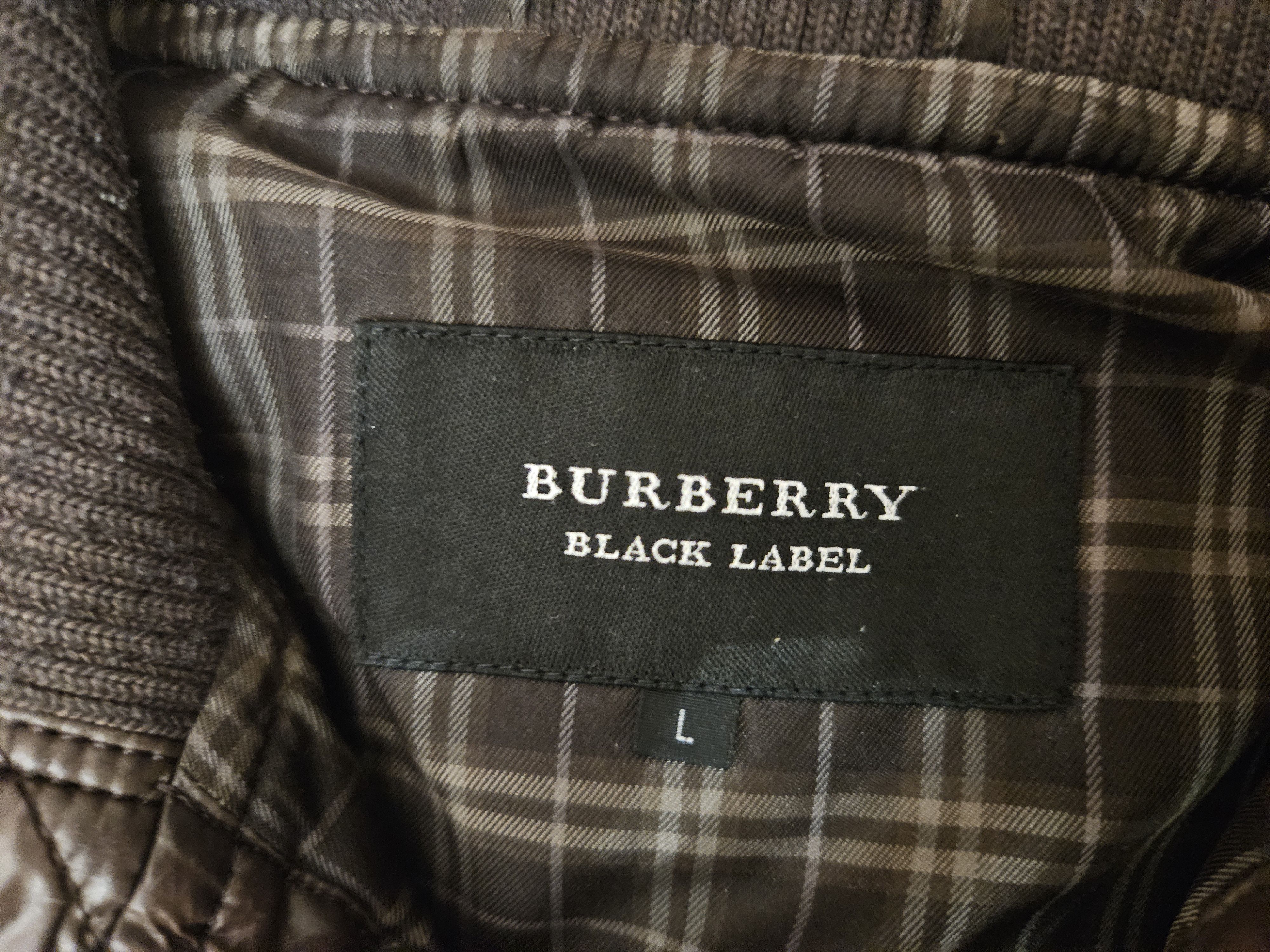 Burberry Vintage 00’s Burberry Black Label Fur Puffer Jacket Size US L / EU 52-54 / 3 - 4 Thumbnail