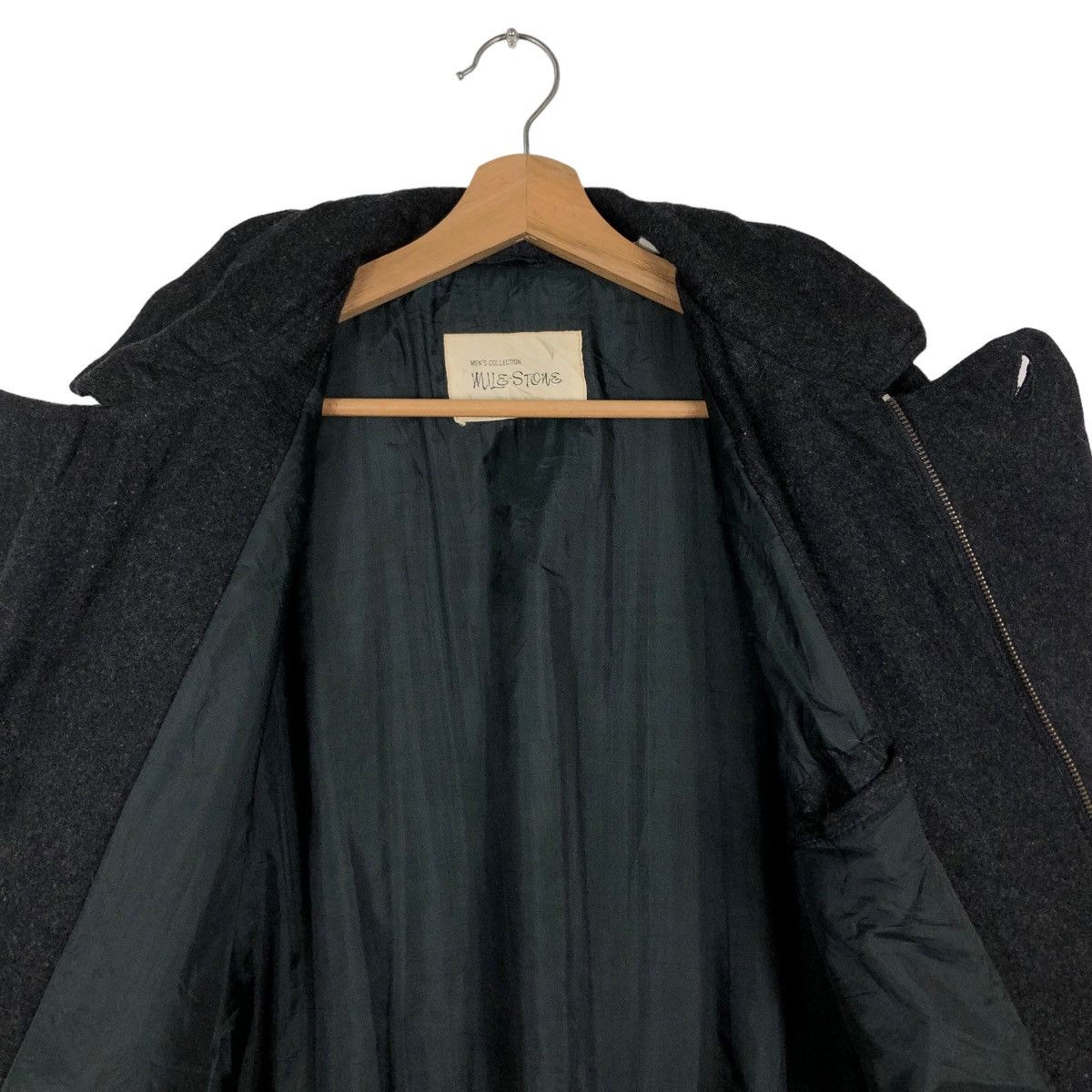 Japanese Brand Vintage Wool Bomber Jacket Riot Riot Mile Stone IsseyMiyake Size US L / EU 52-54 / 3 - 11 Thumbnail