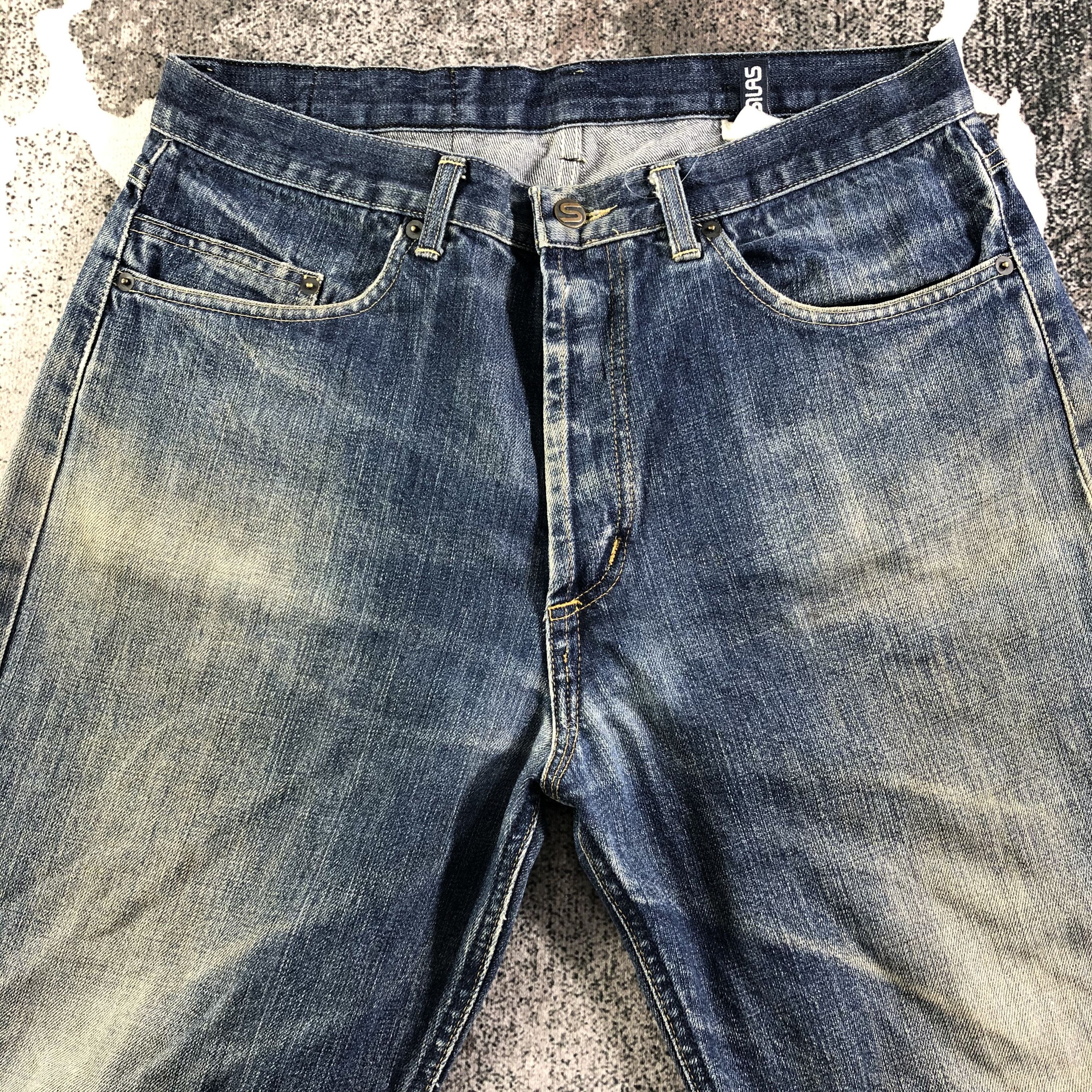 Silas Silas Jeans Faded Blue Denim KJ2199 Size US 32 / EU 48 - 3 Thumbnail