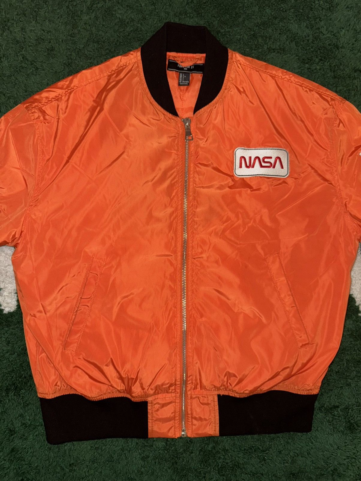 Forever 21 Forever21 Nasa PatchWork Jacket Sz.L Size US L / EU 52-54 / 3 - 2 Thumbnail
