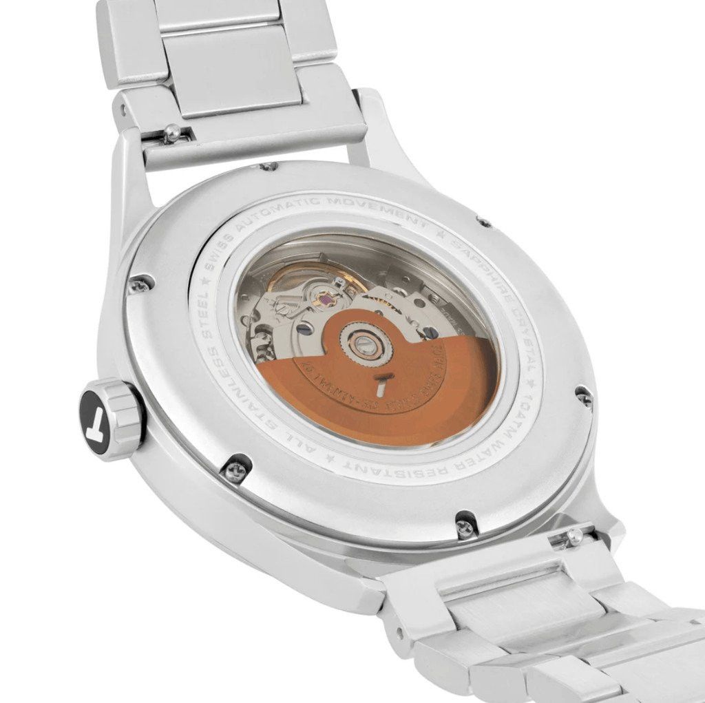 Other New Torgoen TN-1299 T56 Automatic 44mm Steel Bracelet Watch Size ONE SIZE - 2 Thumbnail