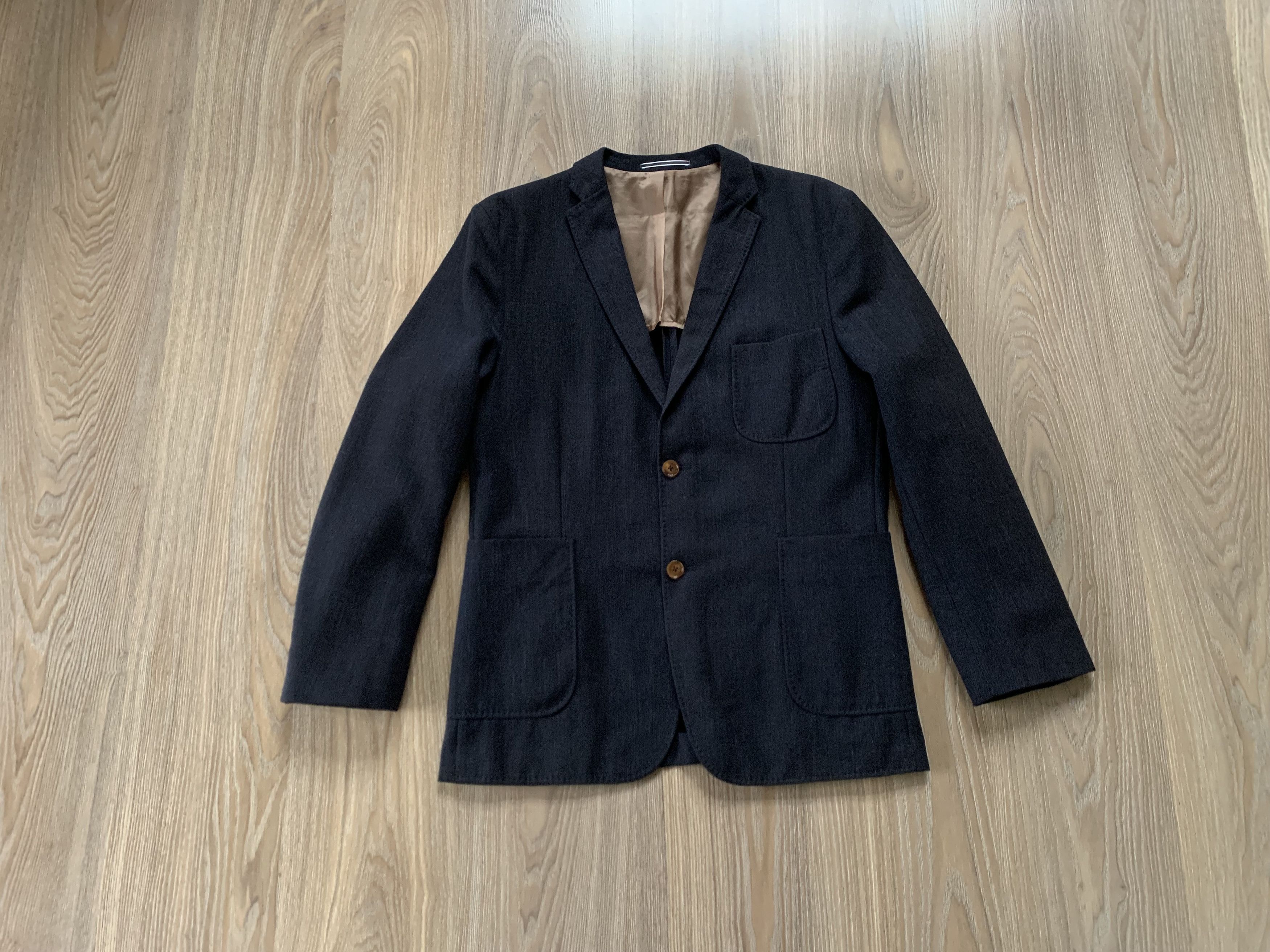 J.Lindeberg × Vintage J.Lindeberg Navy Blue Casual Linen Blazer Size 52R - 9 Thumbnail