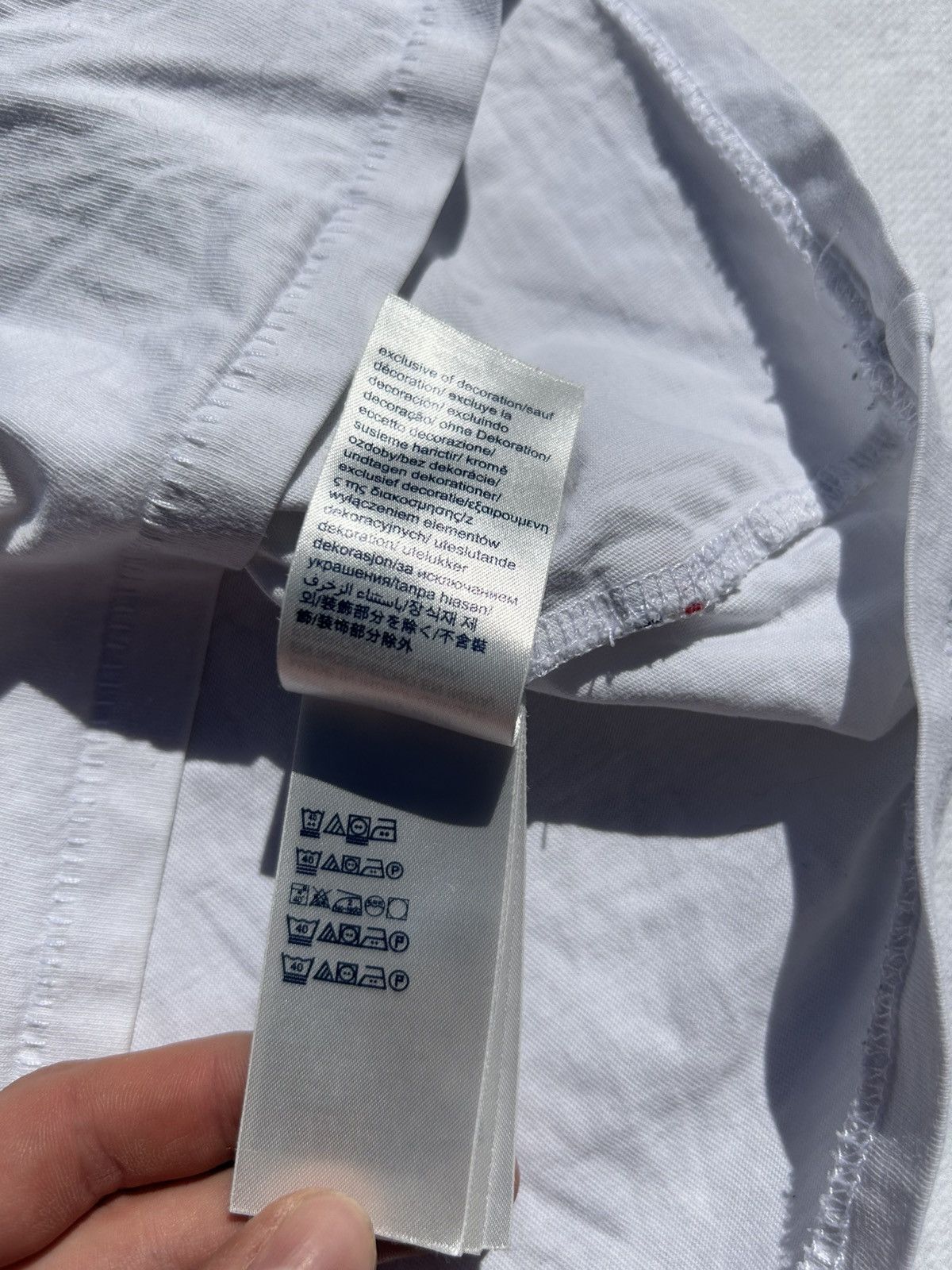 Tommy Jeans Tommy Jeans Flagship Basic White T-Shirt Tee Size M Size US M / EU 48-50 / 2 - 8 Thumbnail